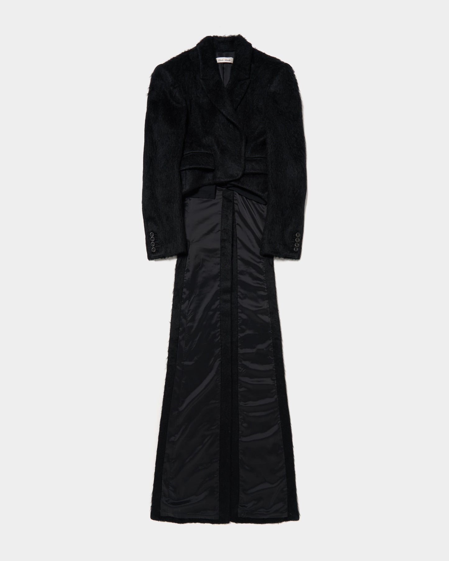 power shoulder mohair tail coat【Delivery in February 2026】