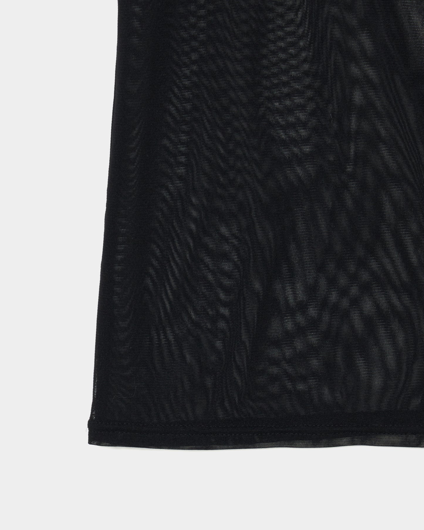 ruffle sleeve back open tulle tops【Delivery in August 2025】