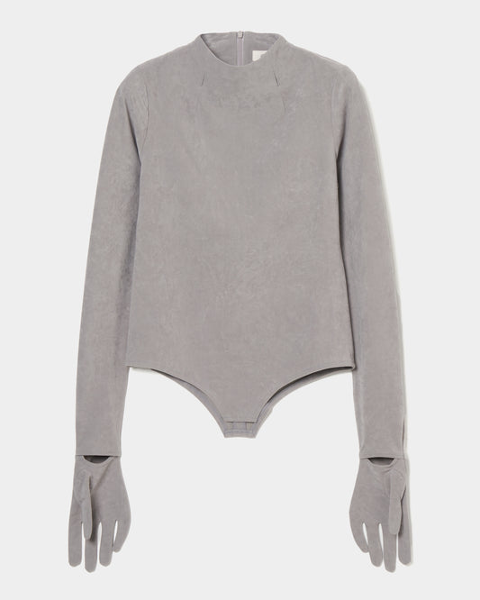 gloves velour pullover Gray【stock】