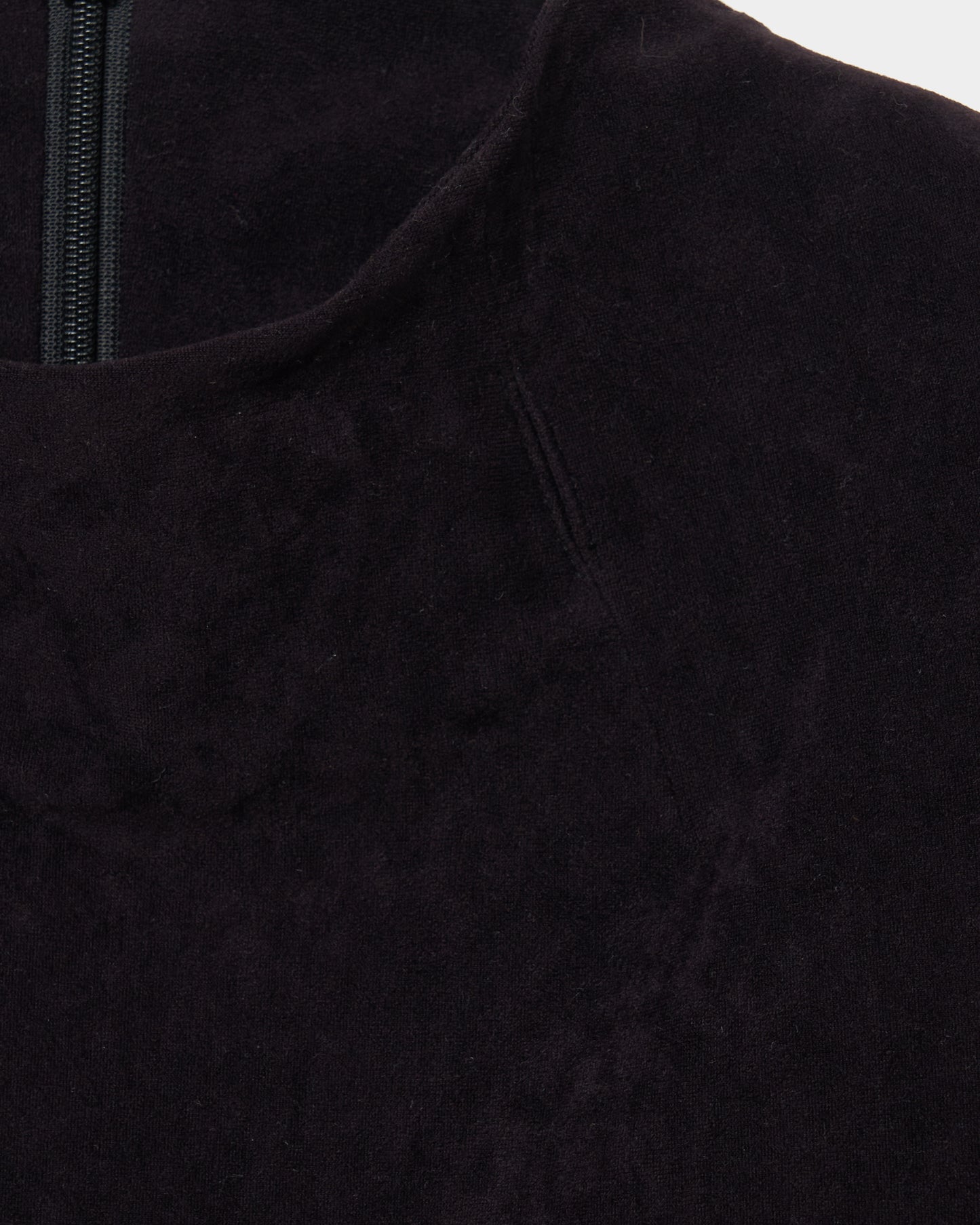 gloves velour pullover Black【stock】