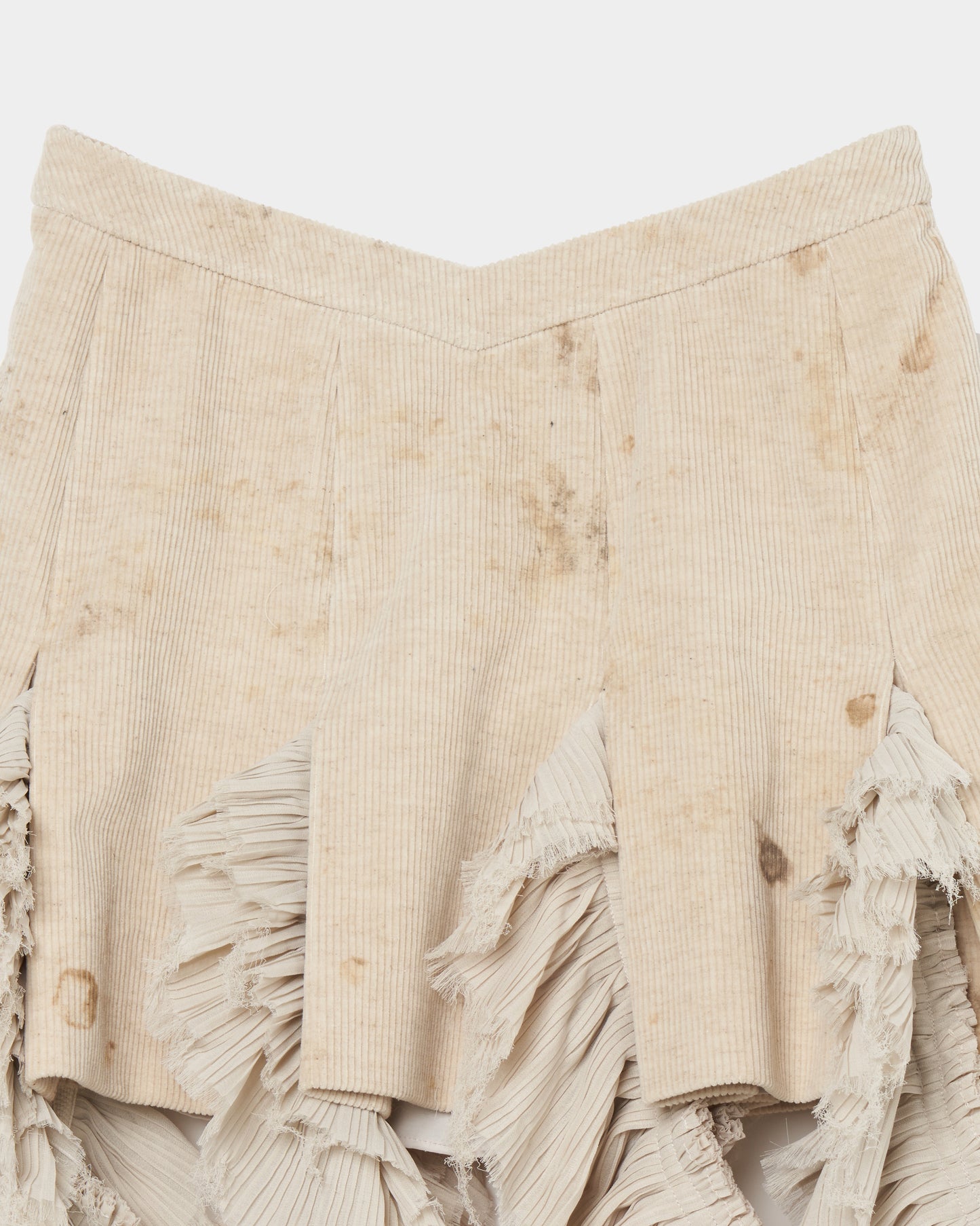 stain print frill pleated skirt【Delivery in September 2025】