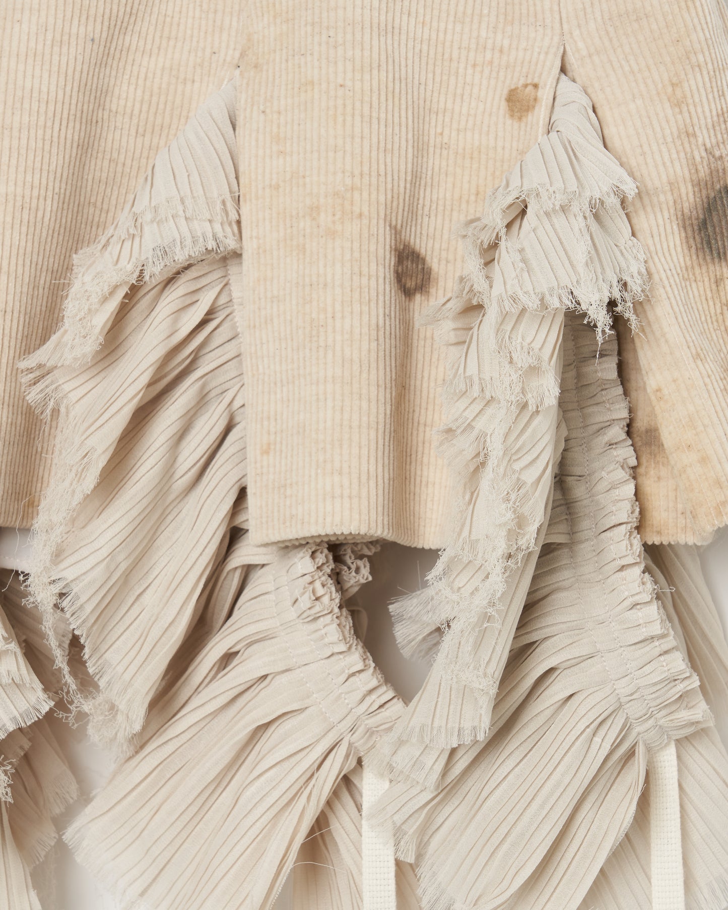 stain print frill pleated skirt【Delivery in September 2025】
