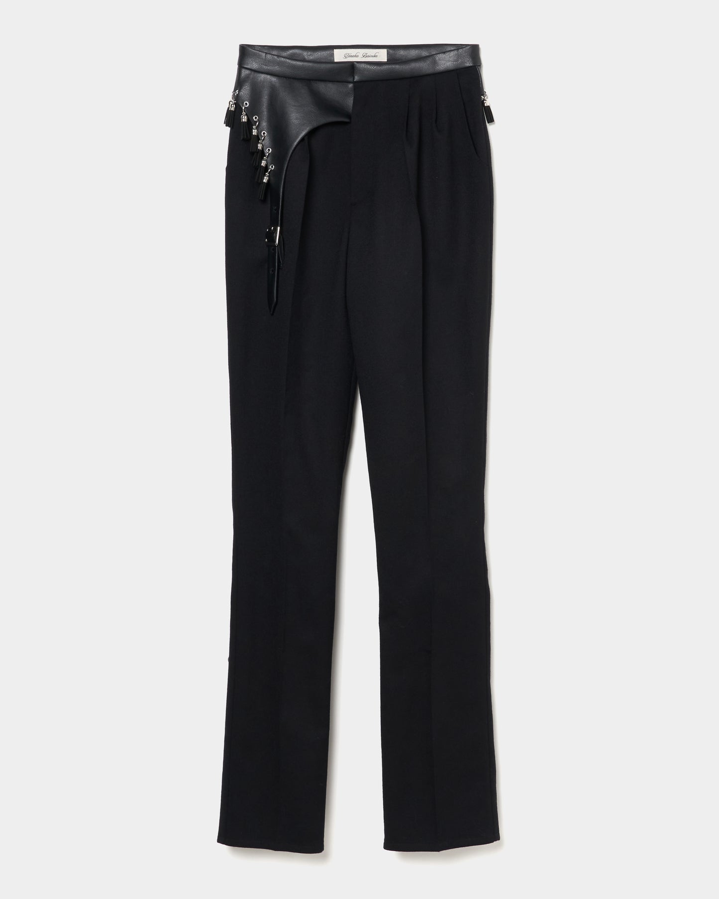 suede tassel belt pants【Delivery in August 2025】