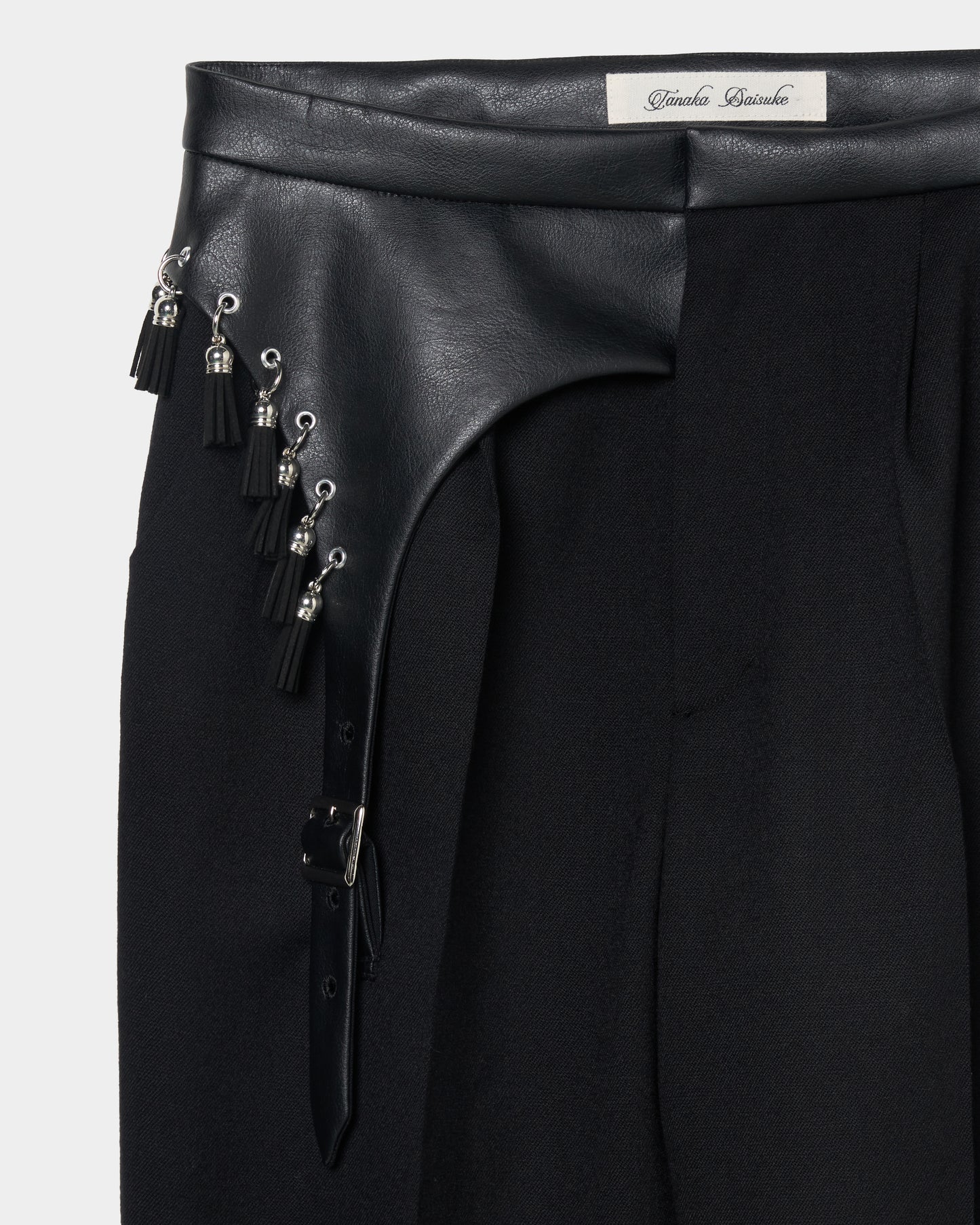 suede tassel belt pants【Delivery in August 2025】