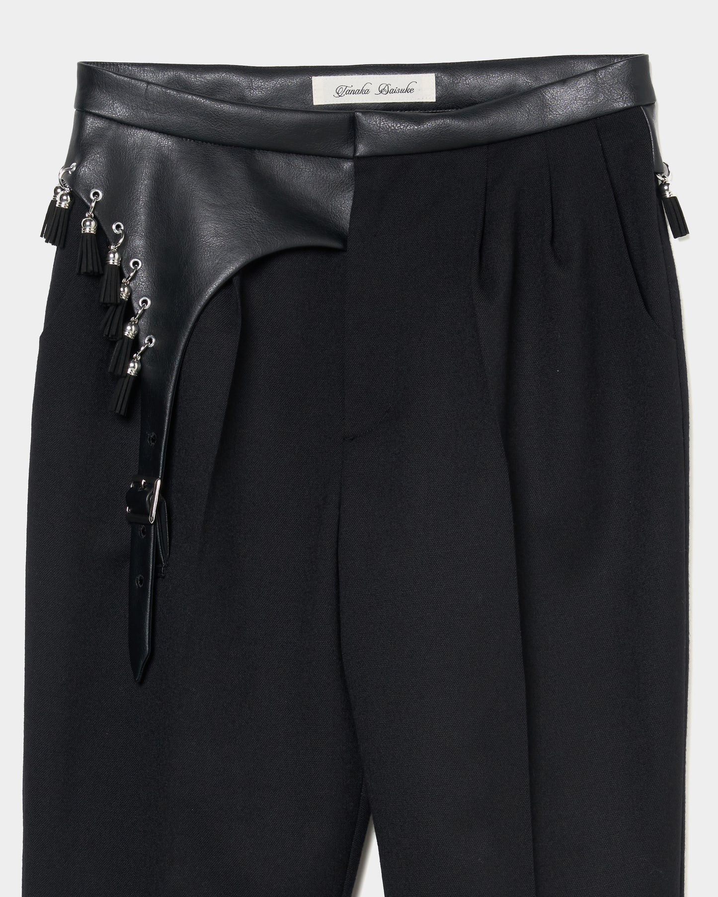 suede tassel belt pants【Delivery in August 2025】