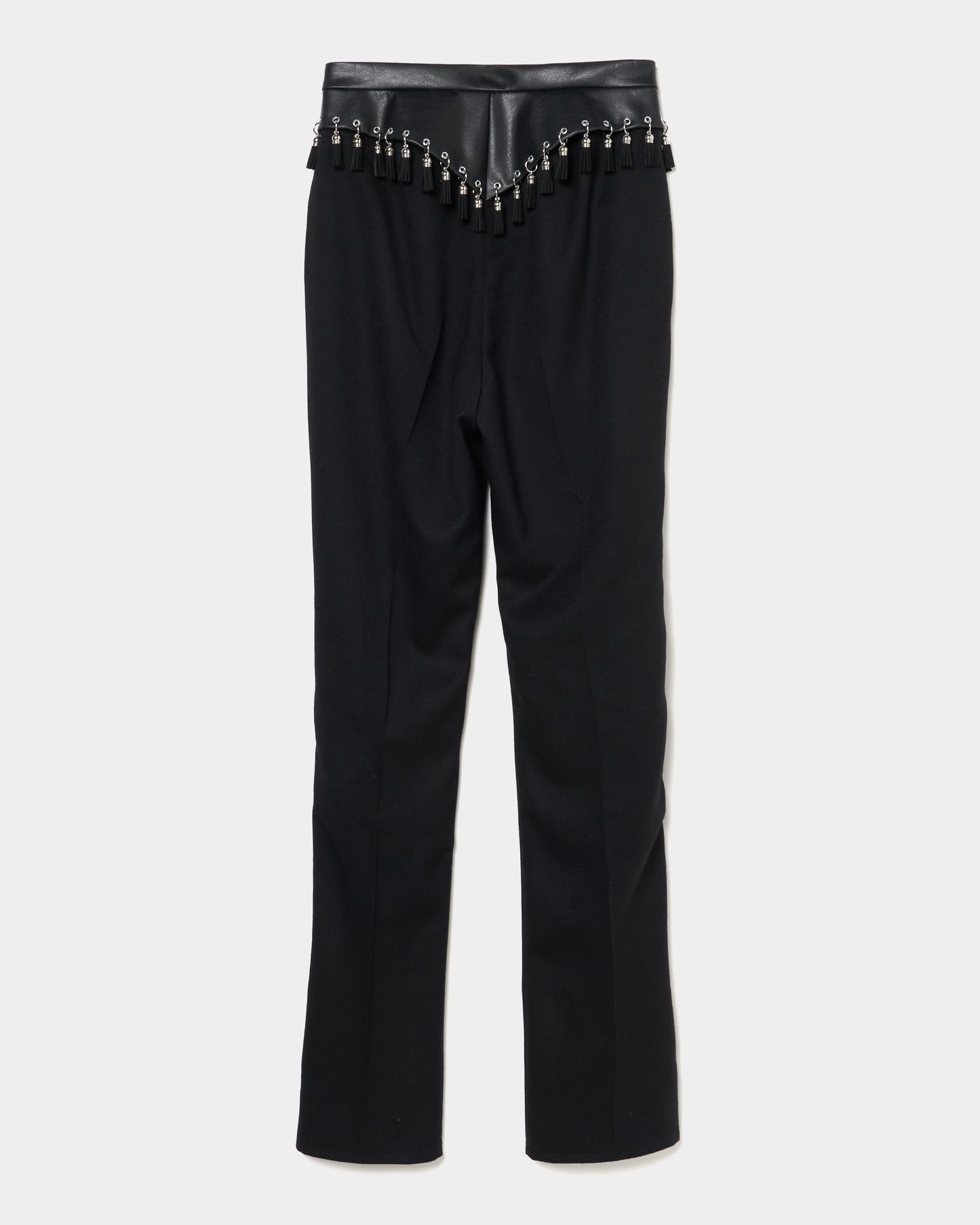 suede tassel belt pants【Delivery in August 2025】