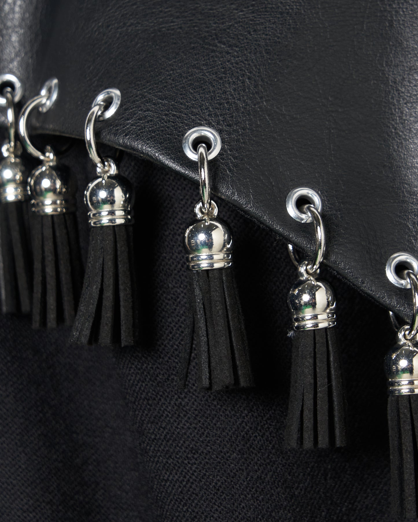 suede tassel belt pants【Delivery in August 2025】