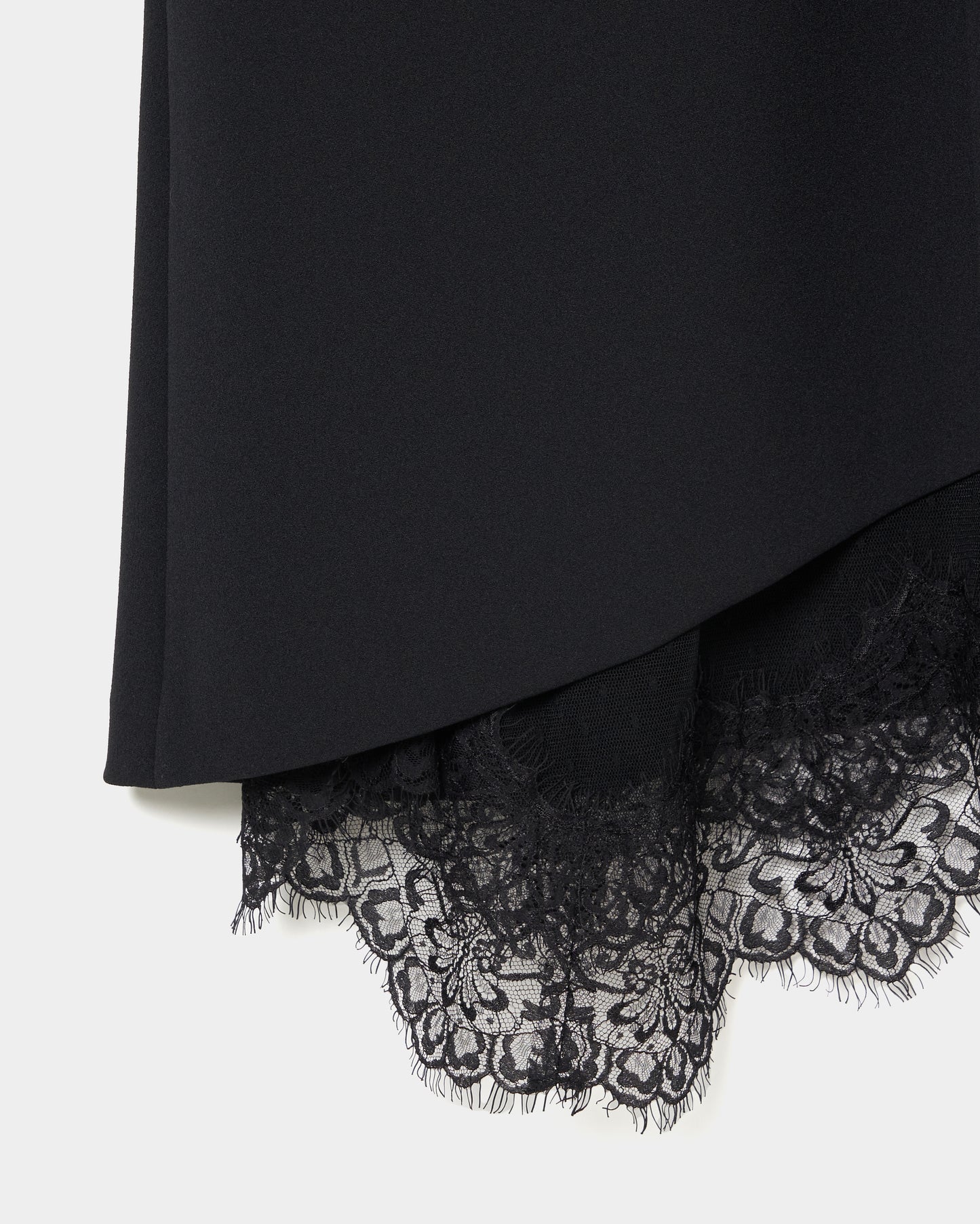 turned up lace skirt【stock】