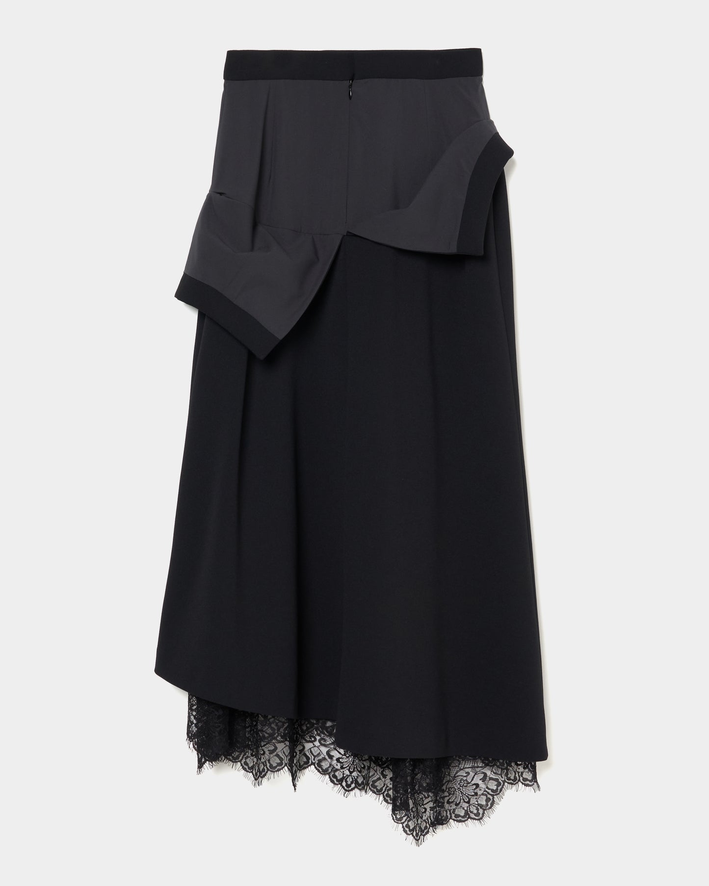 turned up lace skirt【stock】