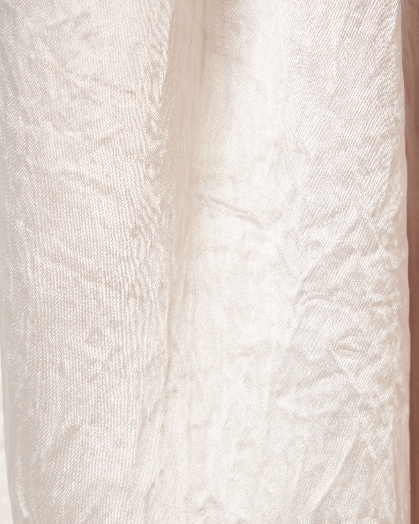front hook ribbon satin blouse Beige【Delivery in July 2025】
