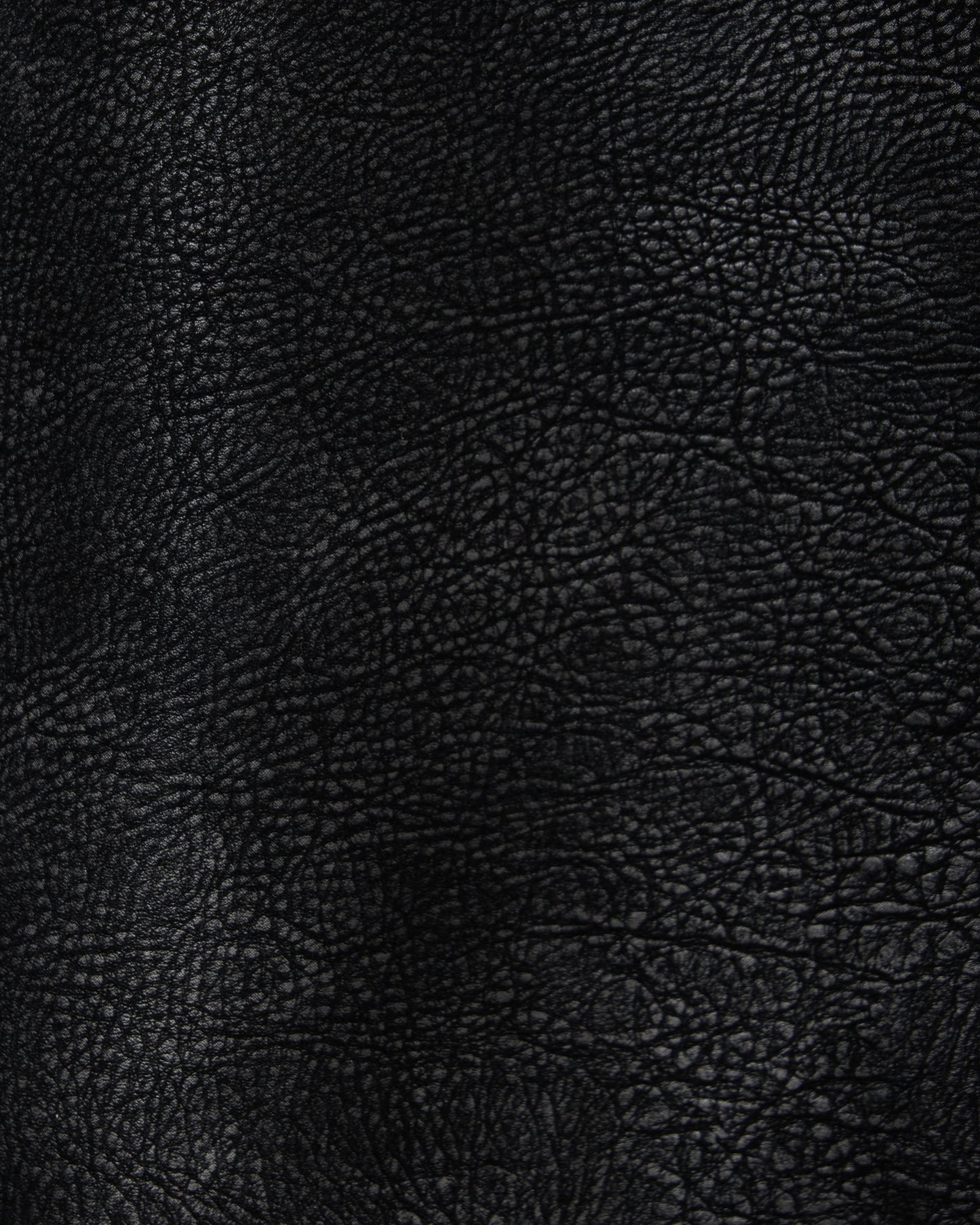 fade leather hook shirt jacket Black【Delivery in August 2025】