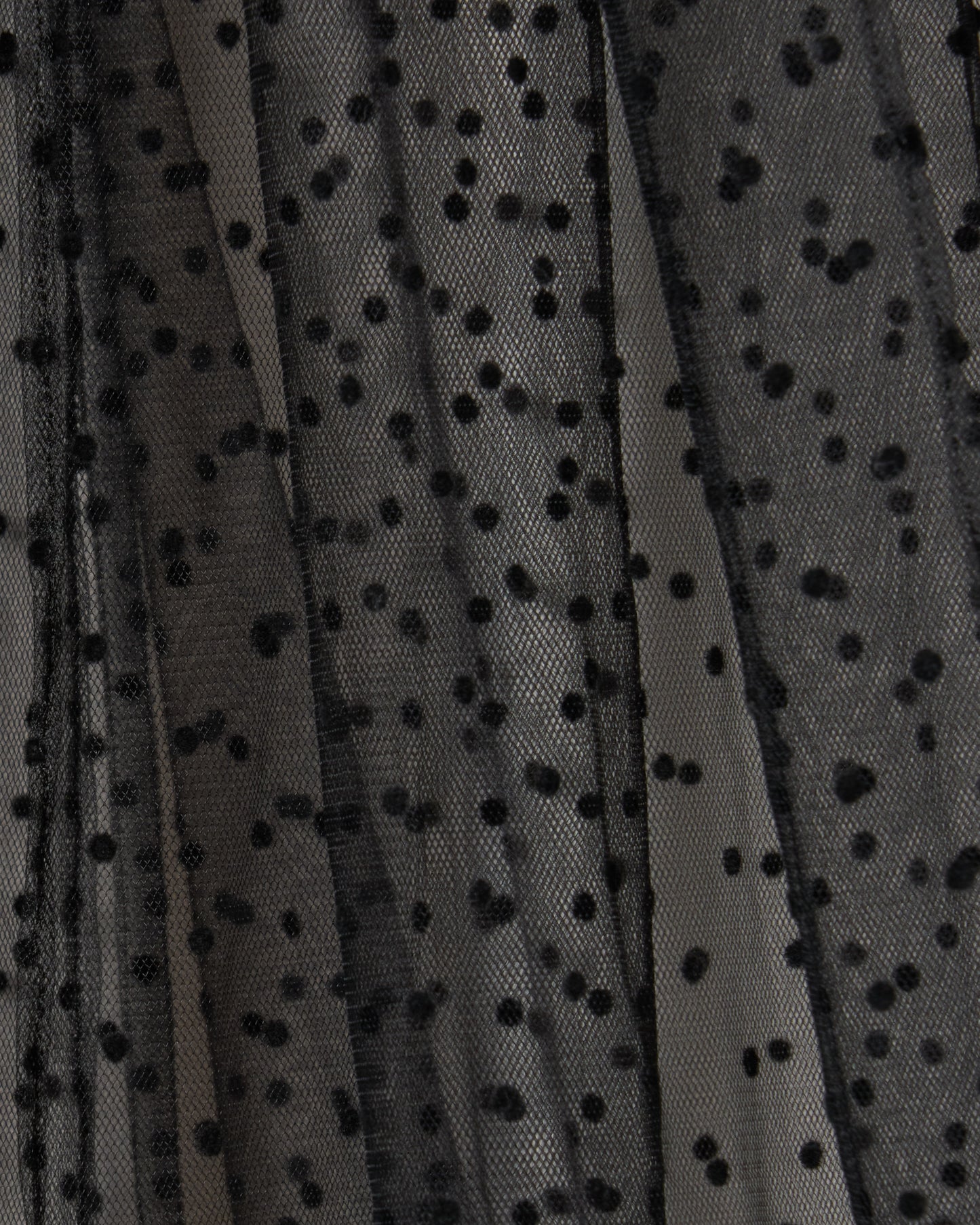 back ribbon dot tulle dress【Delivery in February 2026】