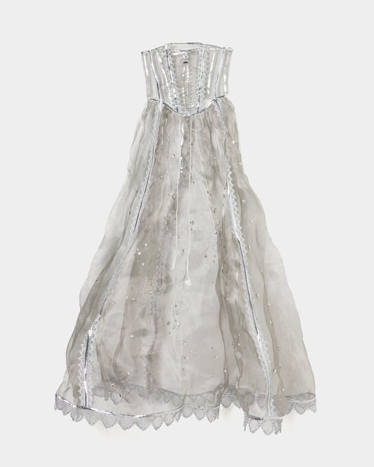 【Art piece】stainless mesh dress【Delivery in October 2025】