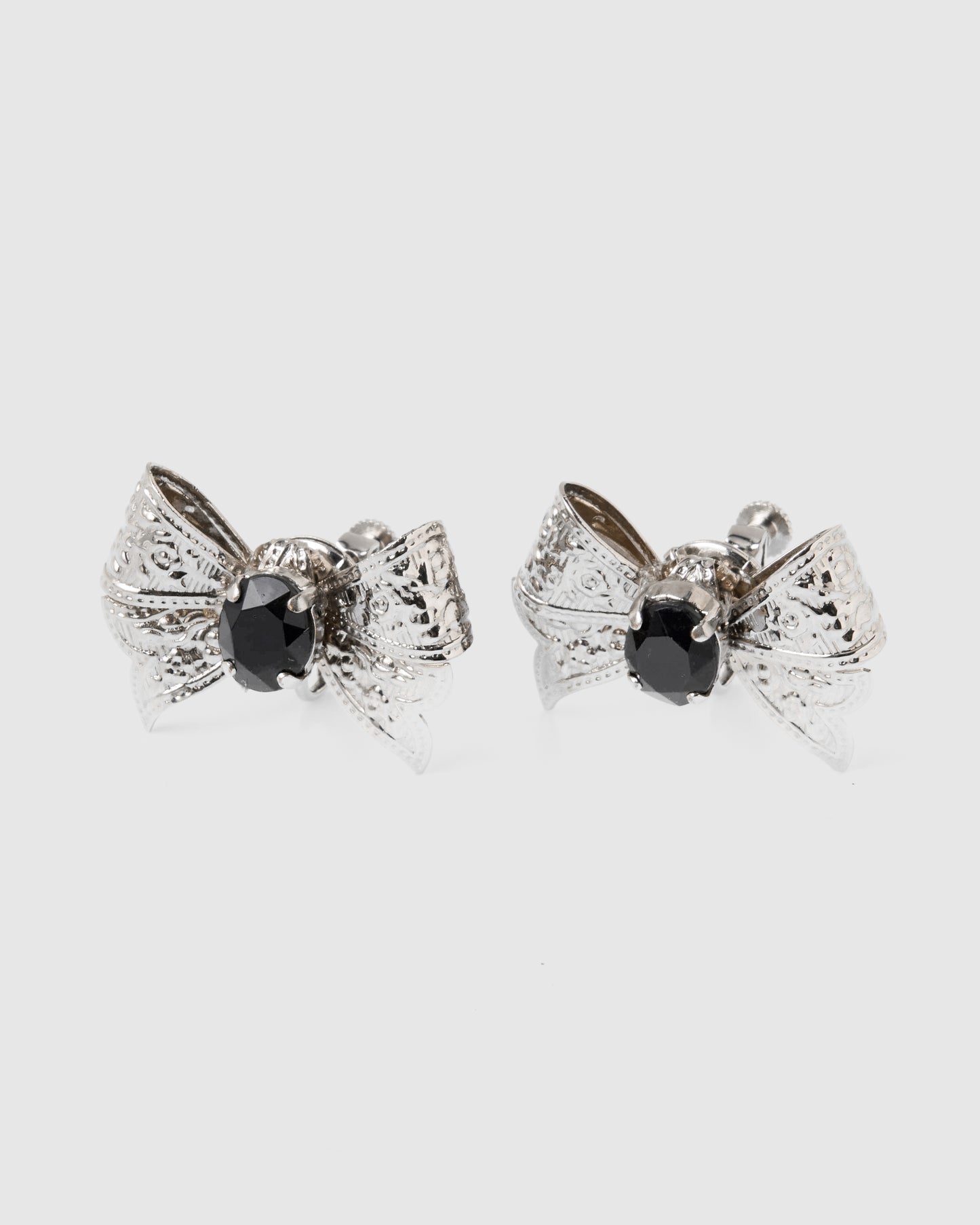 ribbon bijou earrings【stock】