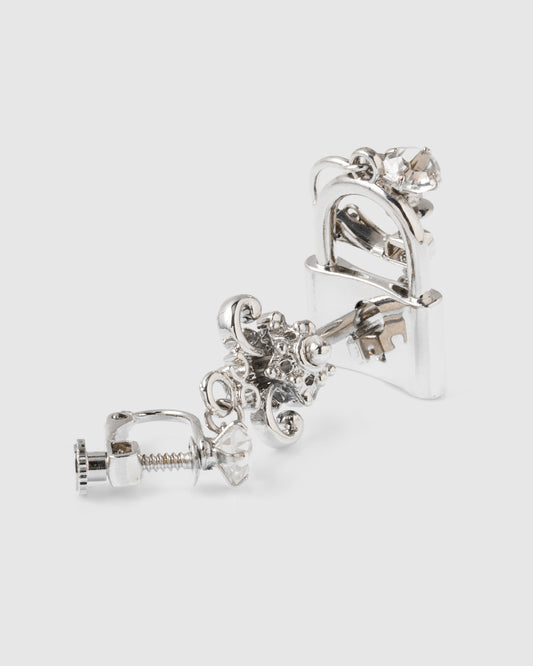 key & lock earrings 【stock】