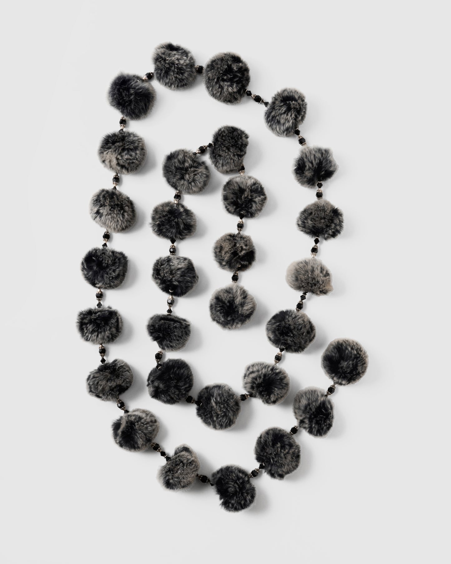 rabbit fur beads shawl【Delivery in January 2026】