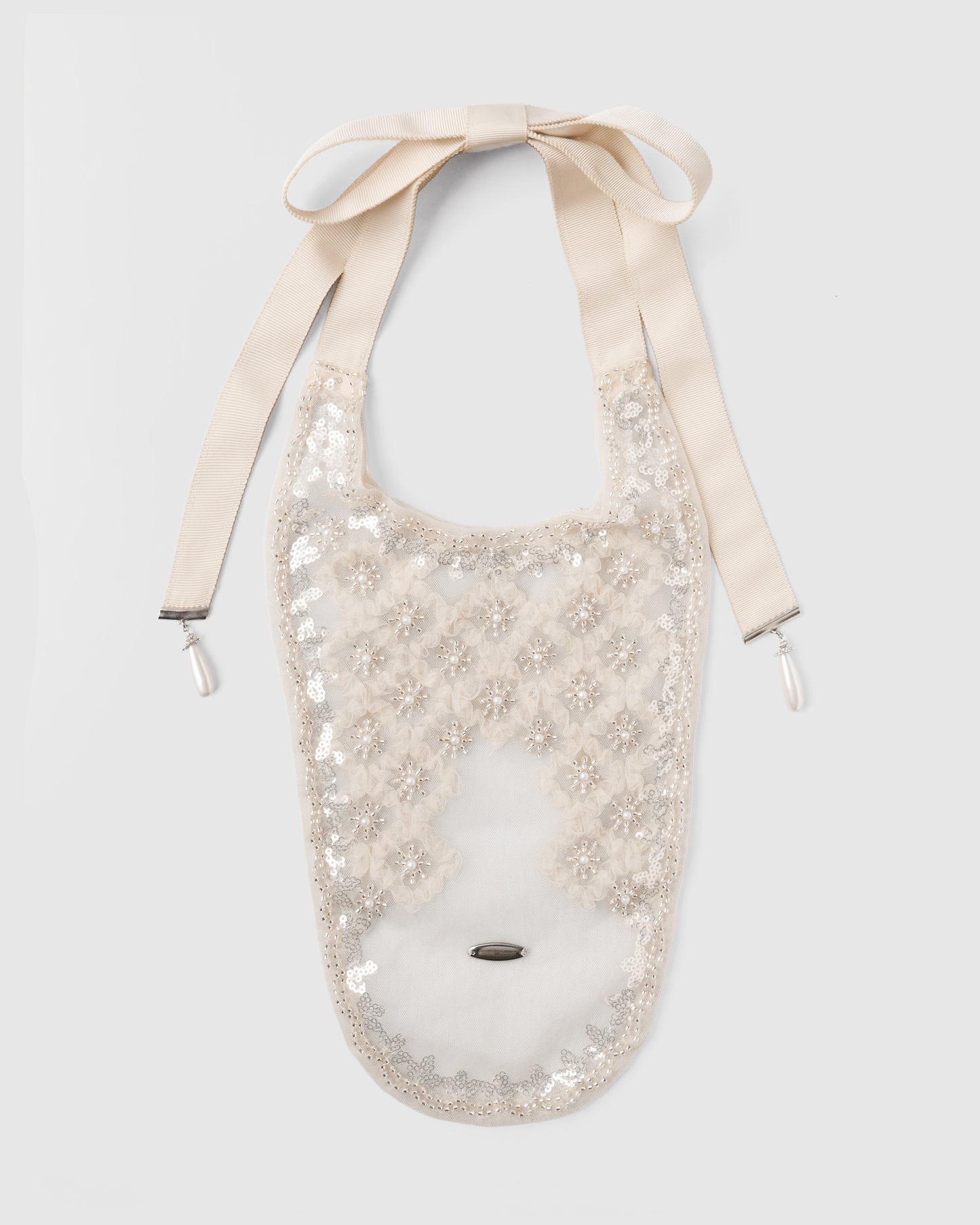 tulle embroidery beads bag【Delivery in August 2025】