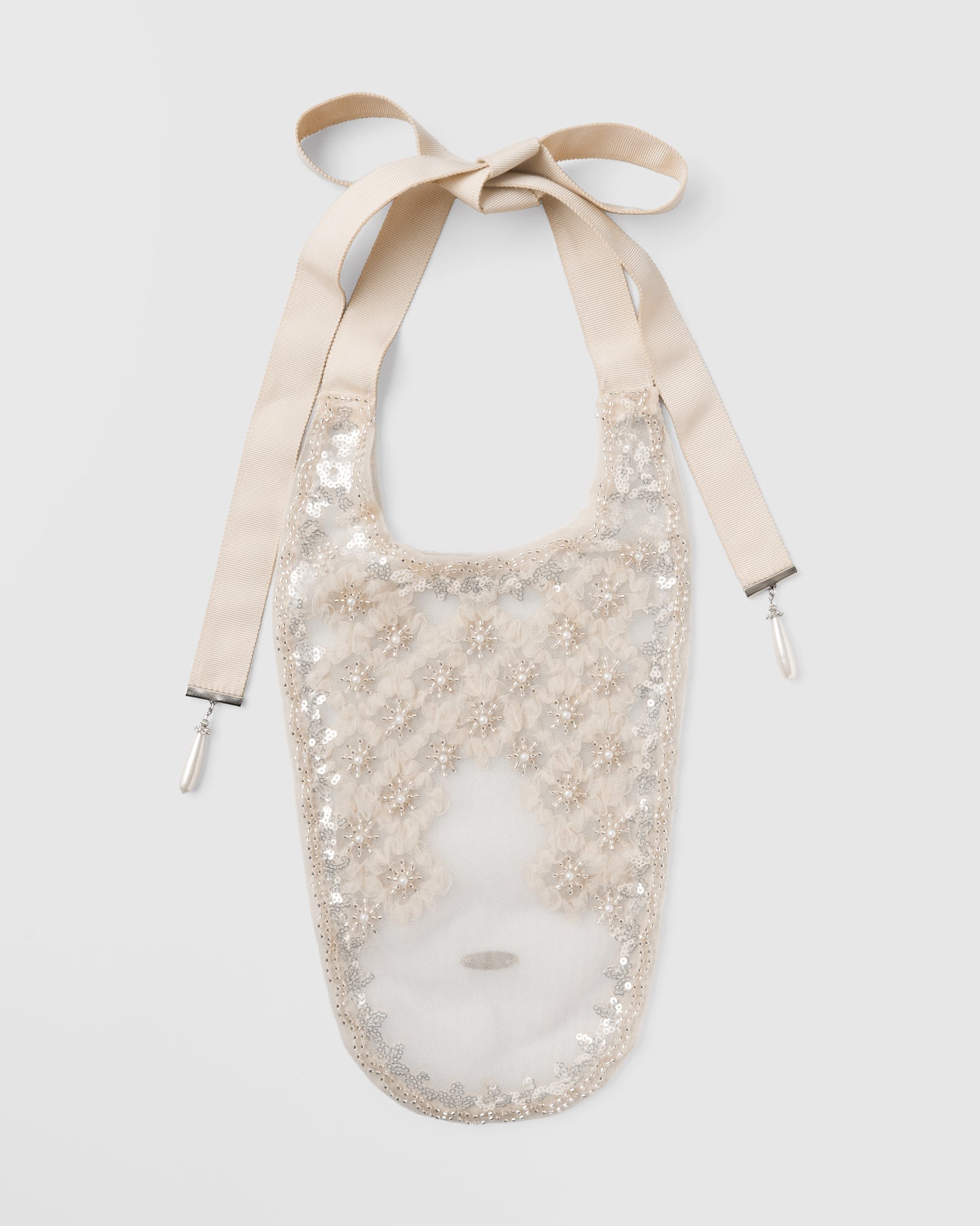 tulle embroidery beads bag【Delivery in August 2025】