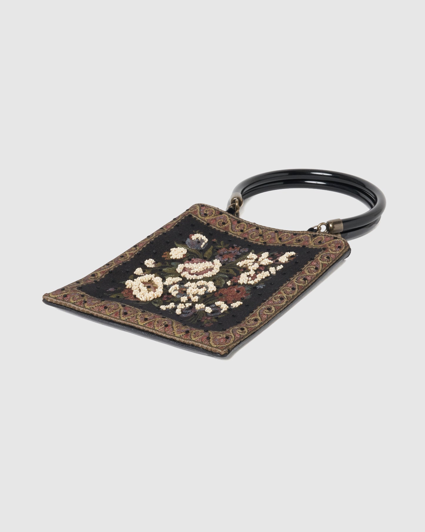 dot tulle flower jacquard hand bag【Delivery in August 2025】