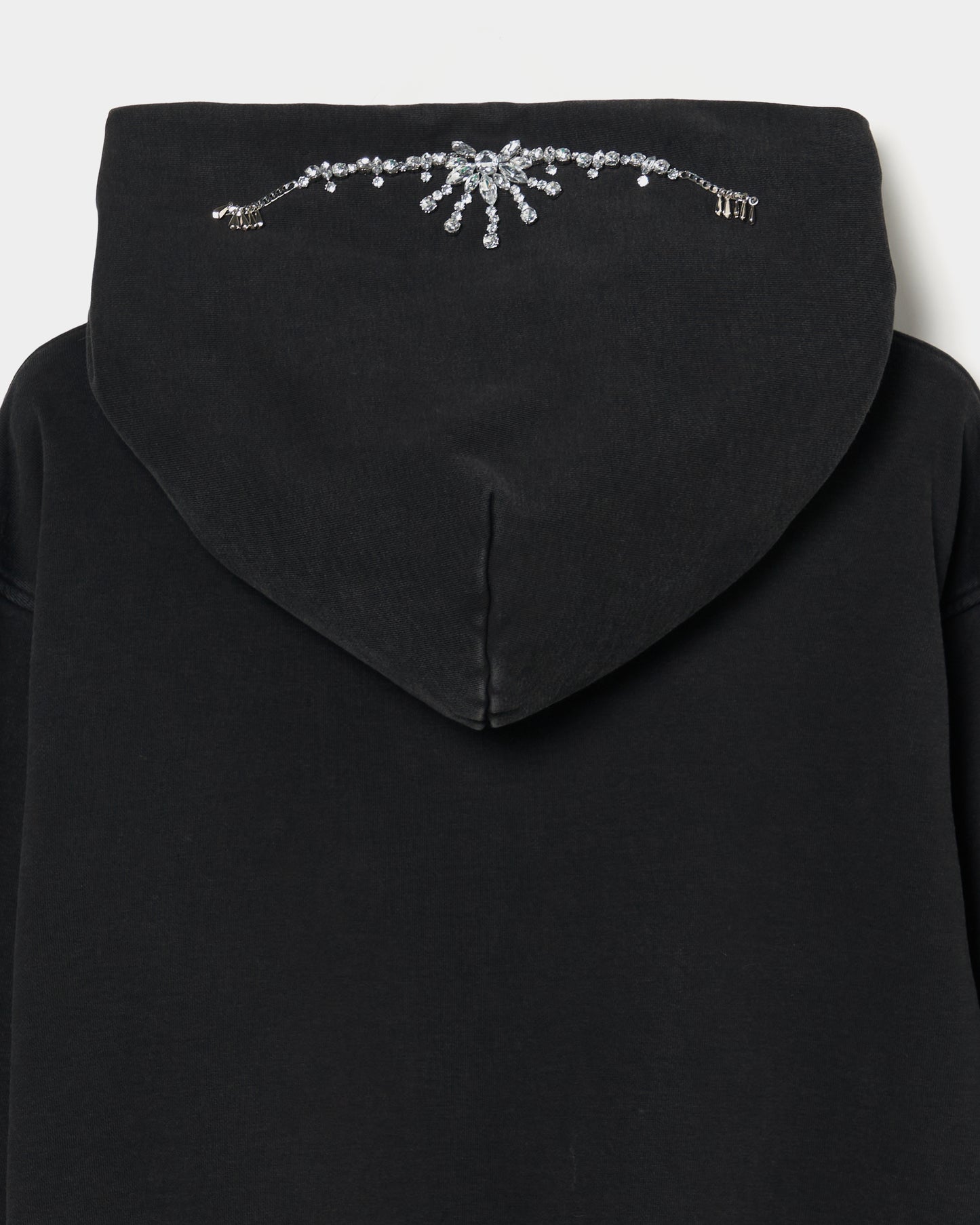 bijou tiara hoodie Black【stock】