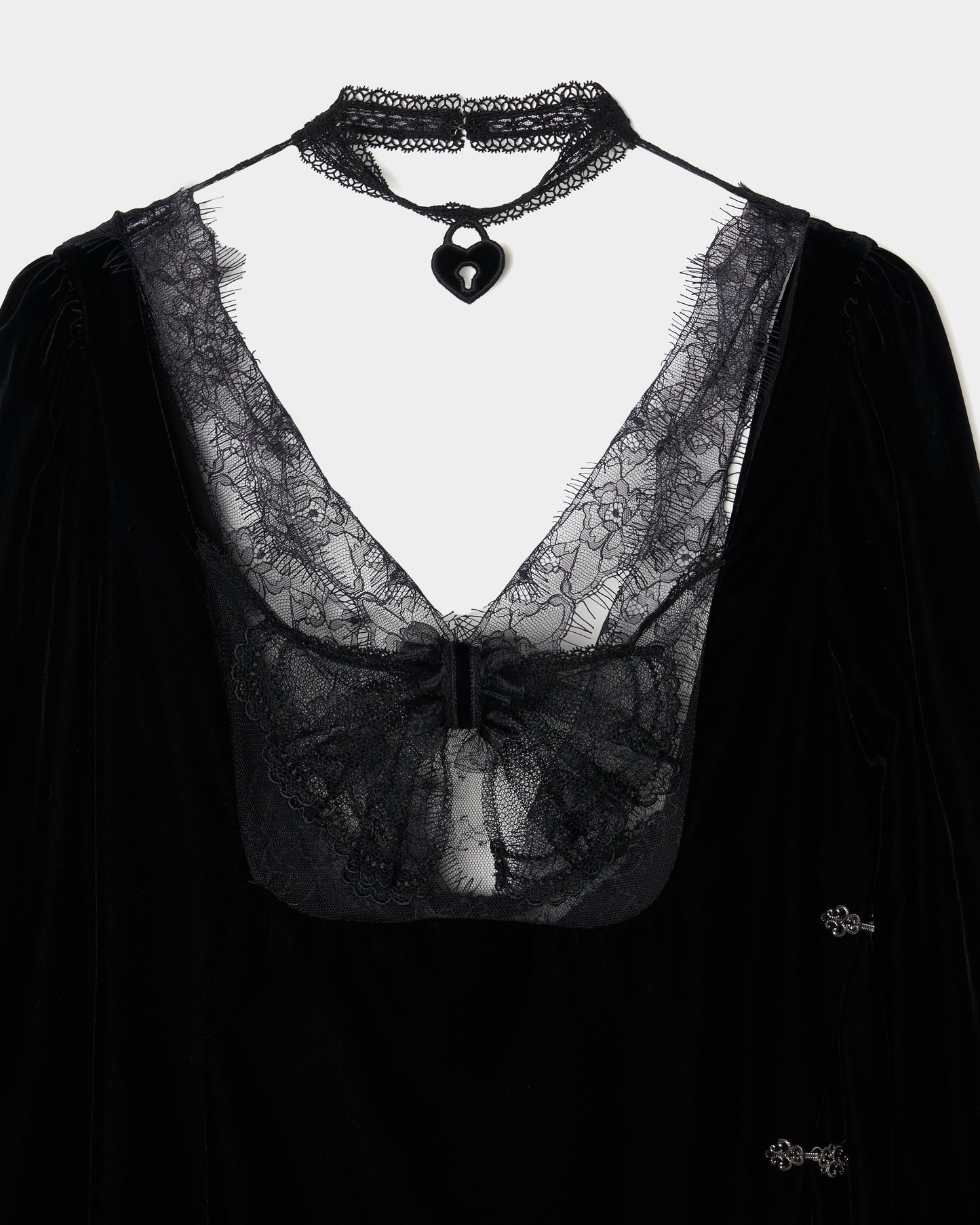 front lace velvet dress【Delivery in November 2025】