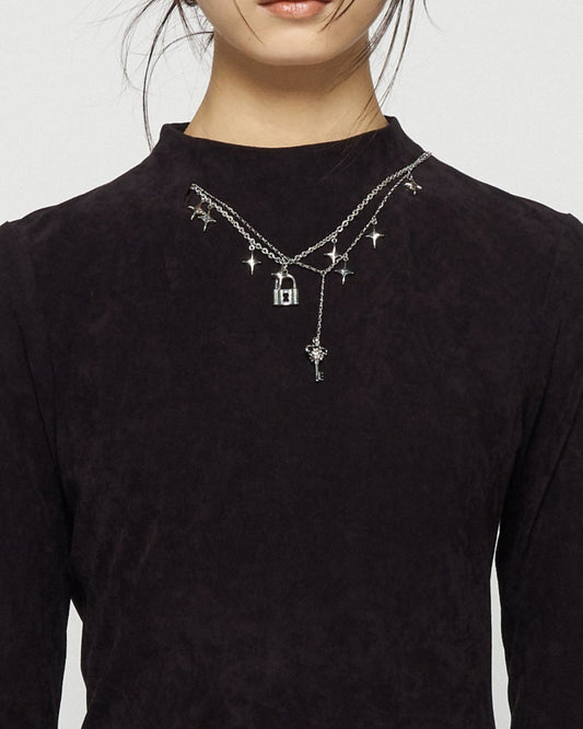 key & lock necklace【Delivery in January 2026】