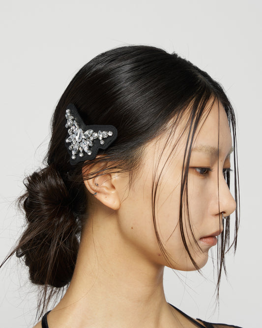 bijou mini tiara barrette【stock】