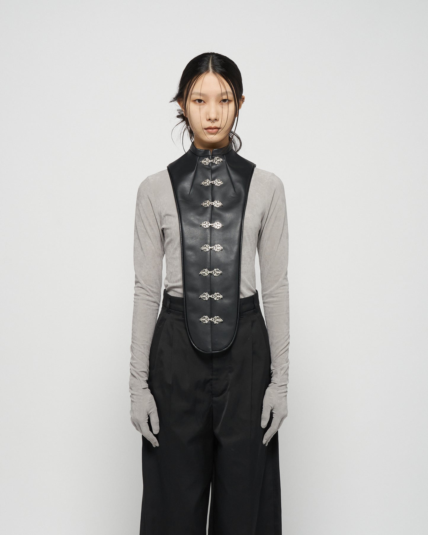 gloves velour pullover Gray【Delivery in July 2025】