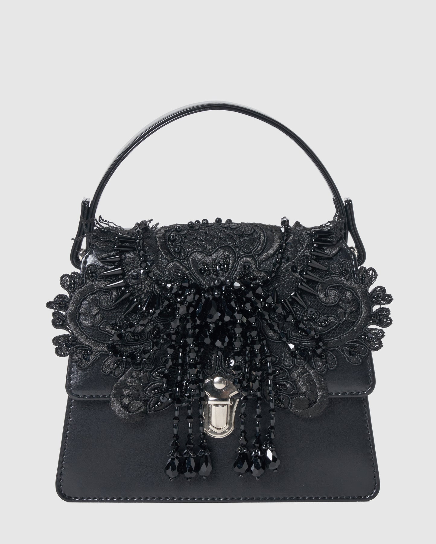black lei beads mini hand bag【Delivery in November 2025】