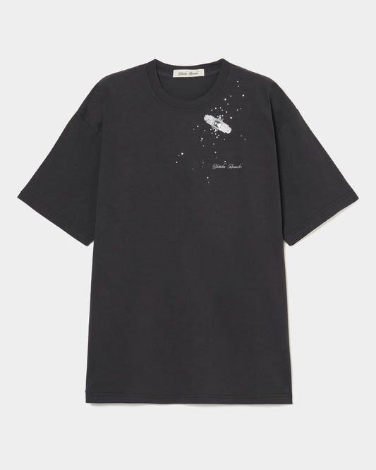 bIjou aid pigment T-shirt Black【stock】