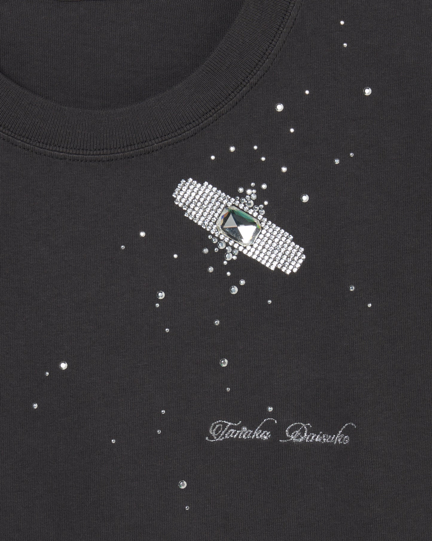 bIjou aid pigment T-shirt Black【Delivery in August 2025】