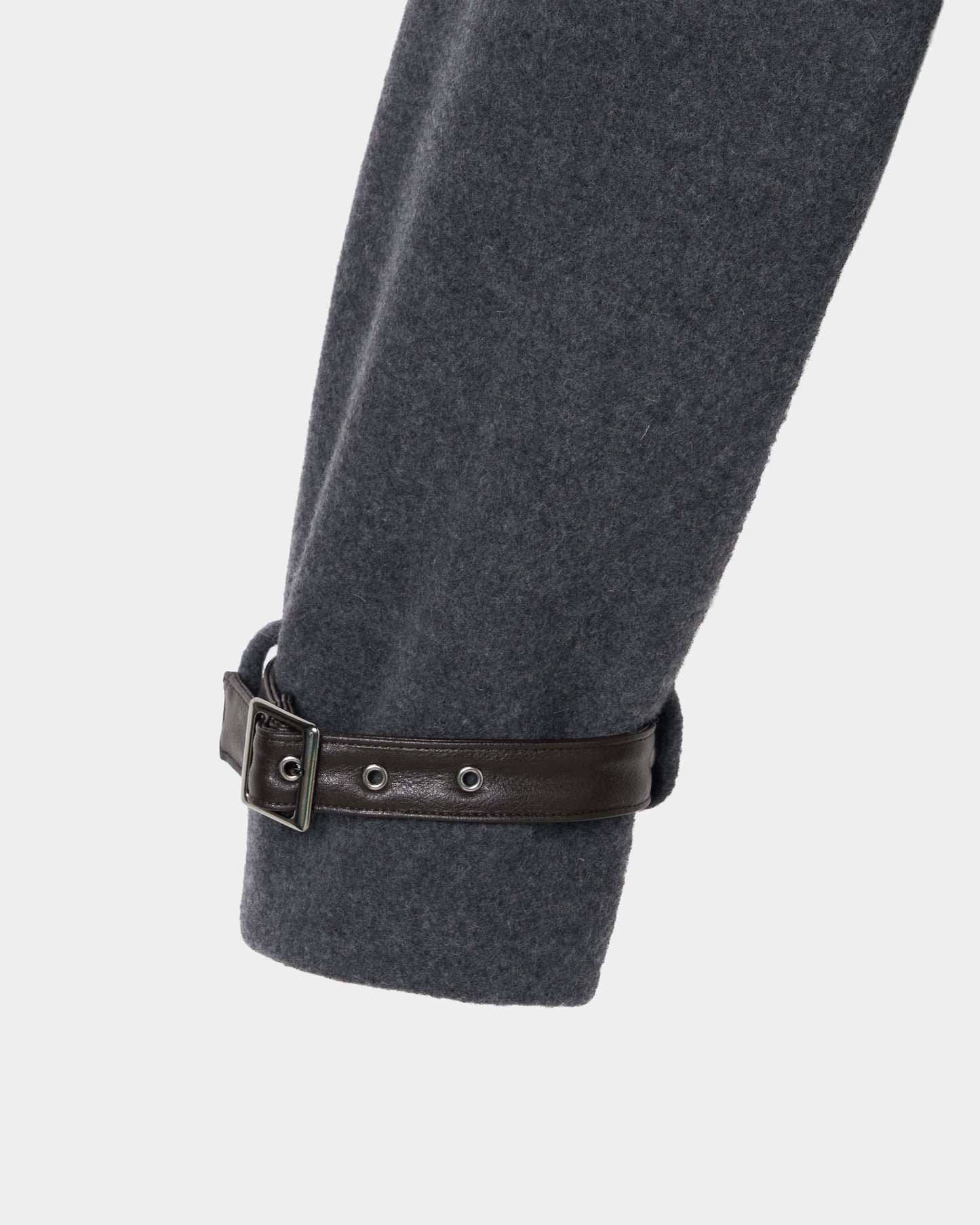 lace up soutien collar coat Gray【Delivery in November 2025】