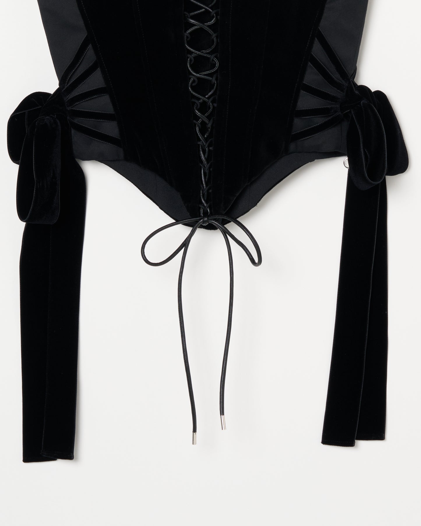 side ribbon velvet corset【Delivery in November 2025】