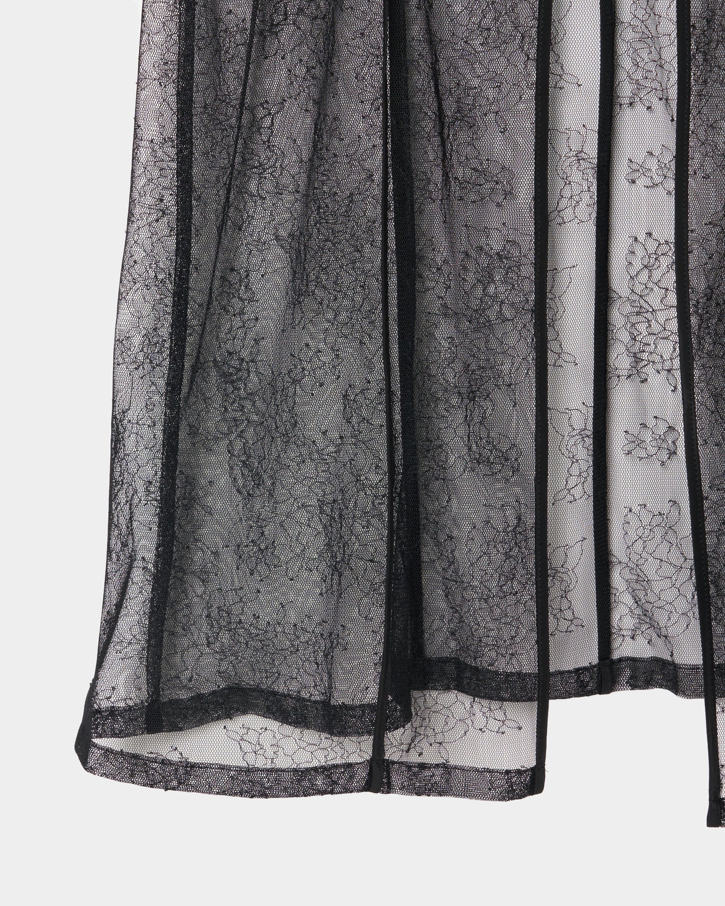 flower lace bijou china button long cardigan【Delivery in October 2025】