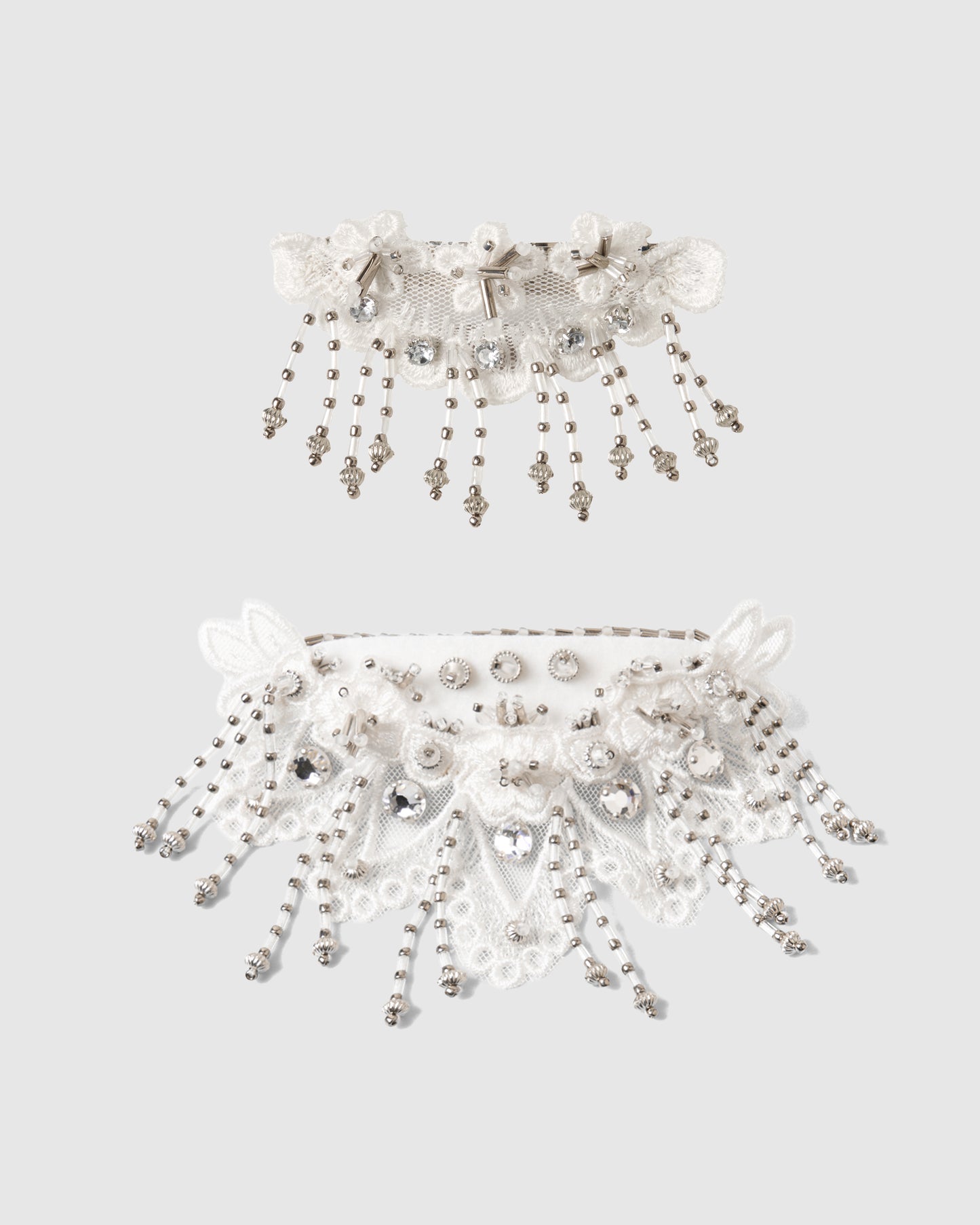 snow bijou mini barrette white【Delivery in November 2025】