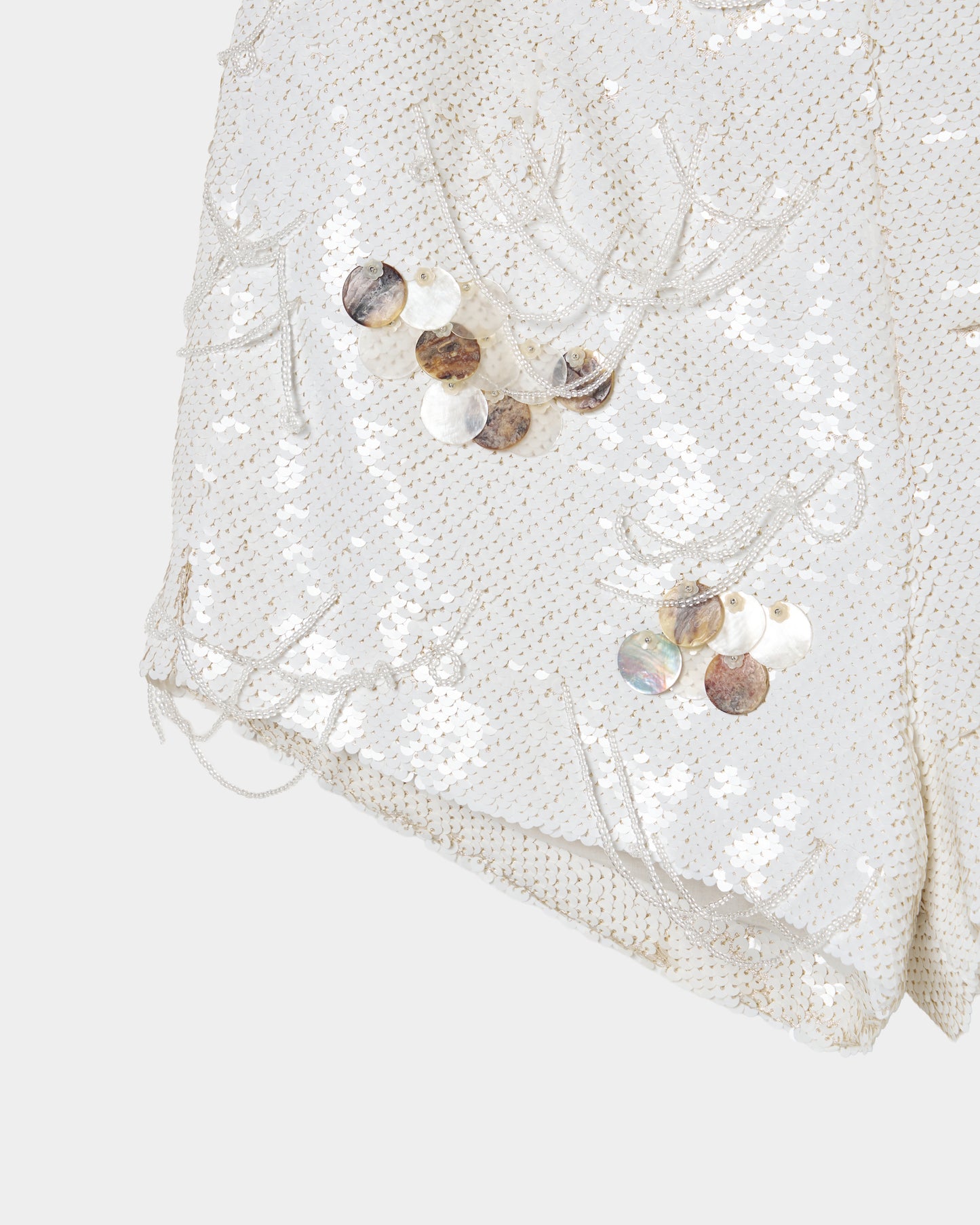 scale embroidery spangle pants【Delivery in March 2026】