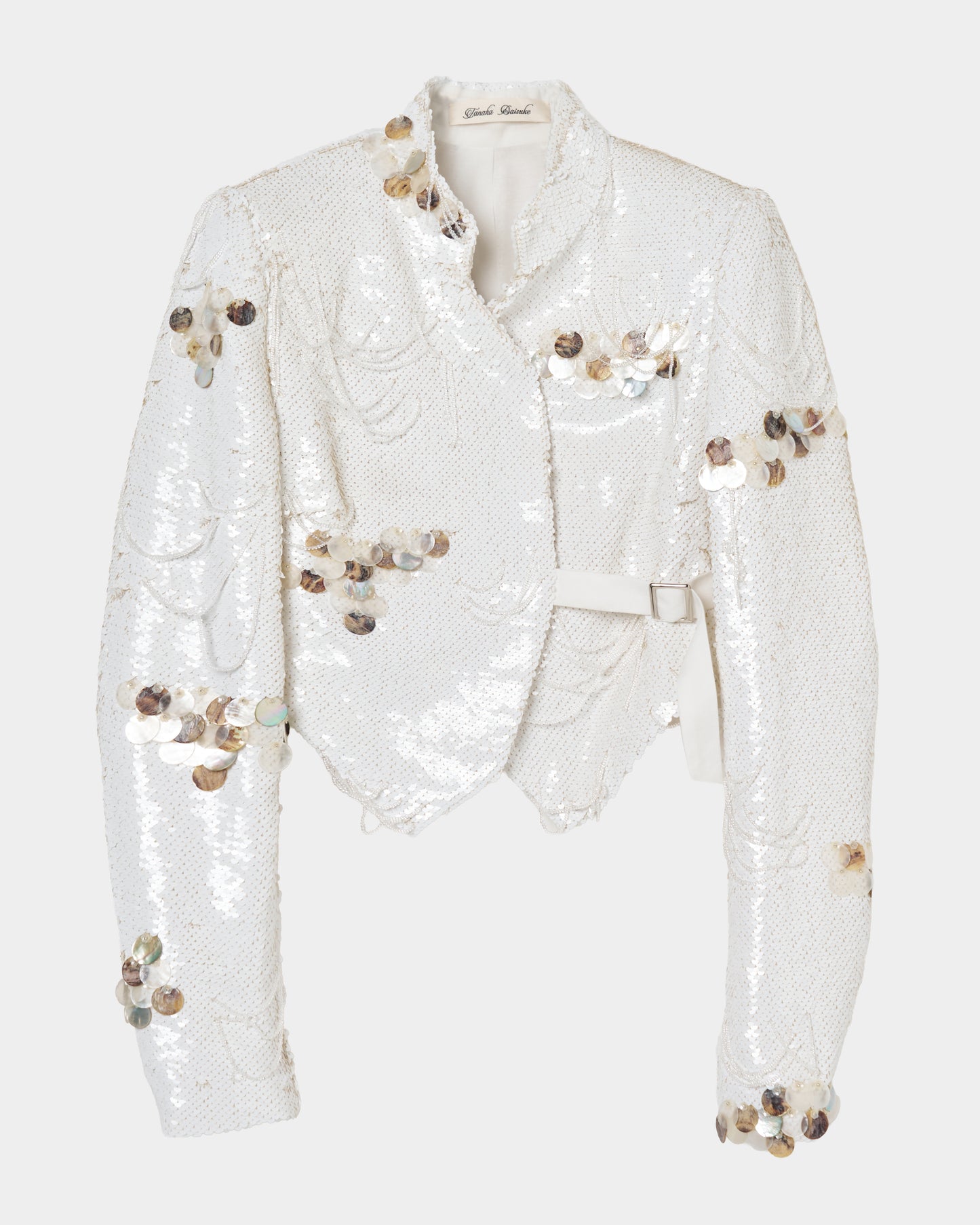 scale embroidery spangle jacket【Delivery in March 2026】