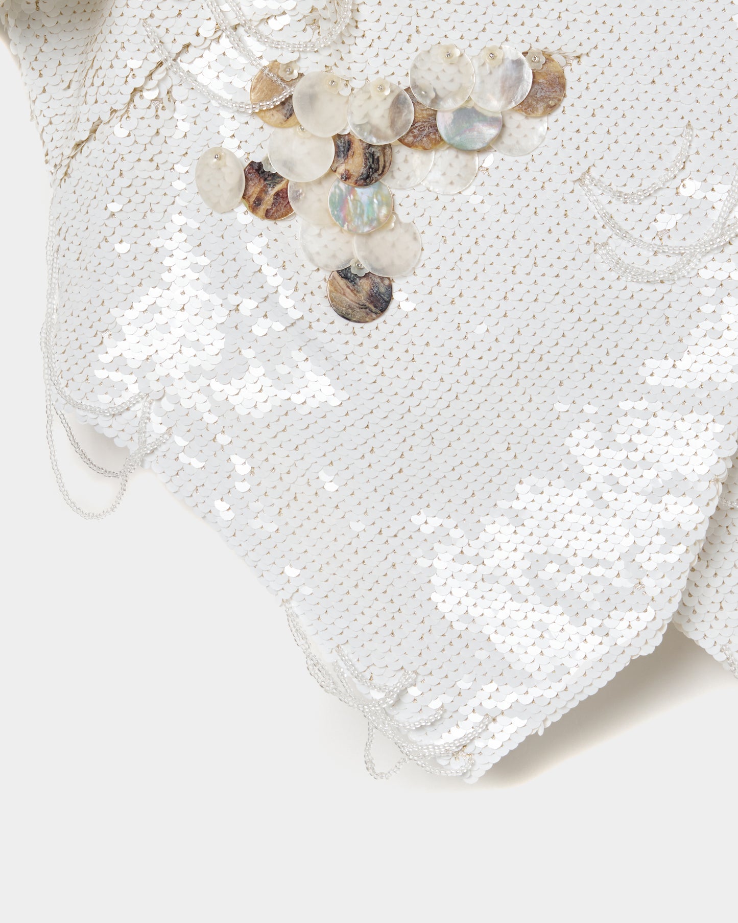 scale embroidery spangle jacket【Delivery in March 2026】