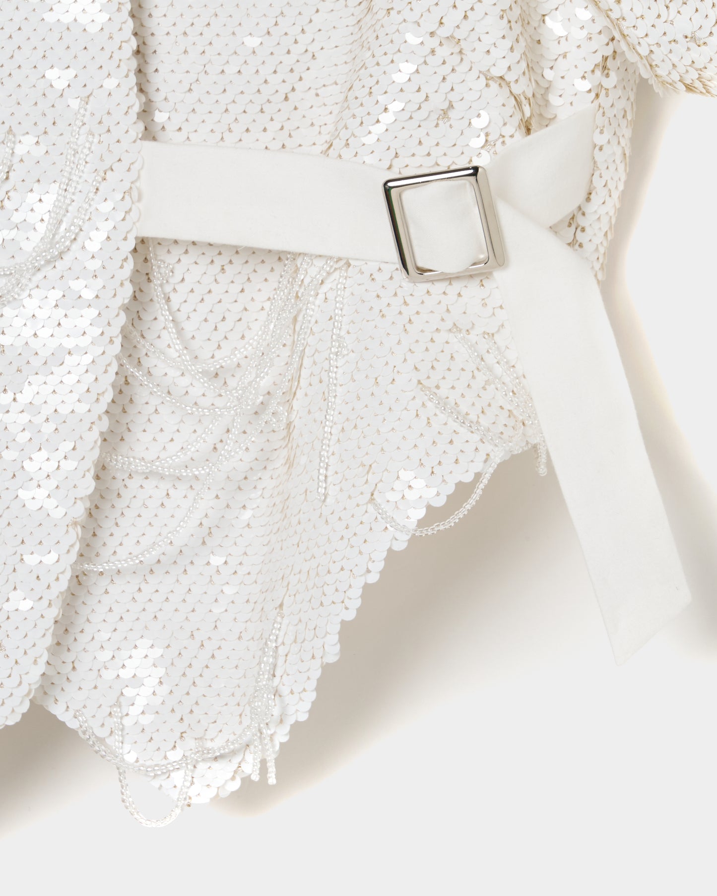 scale embroidery spangle jacket【Delivery in March 2026】