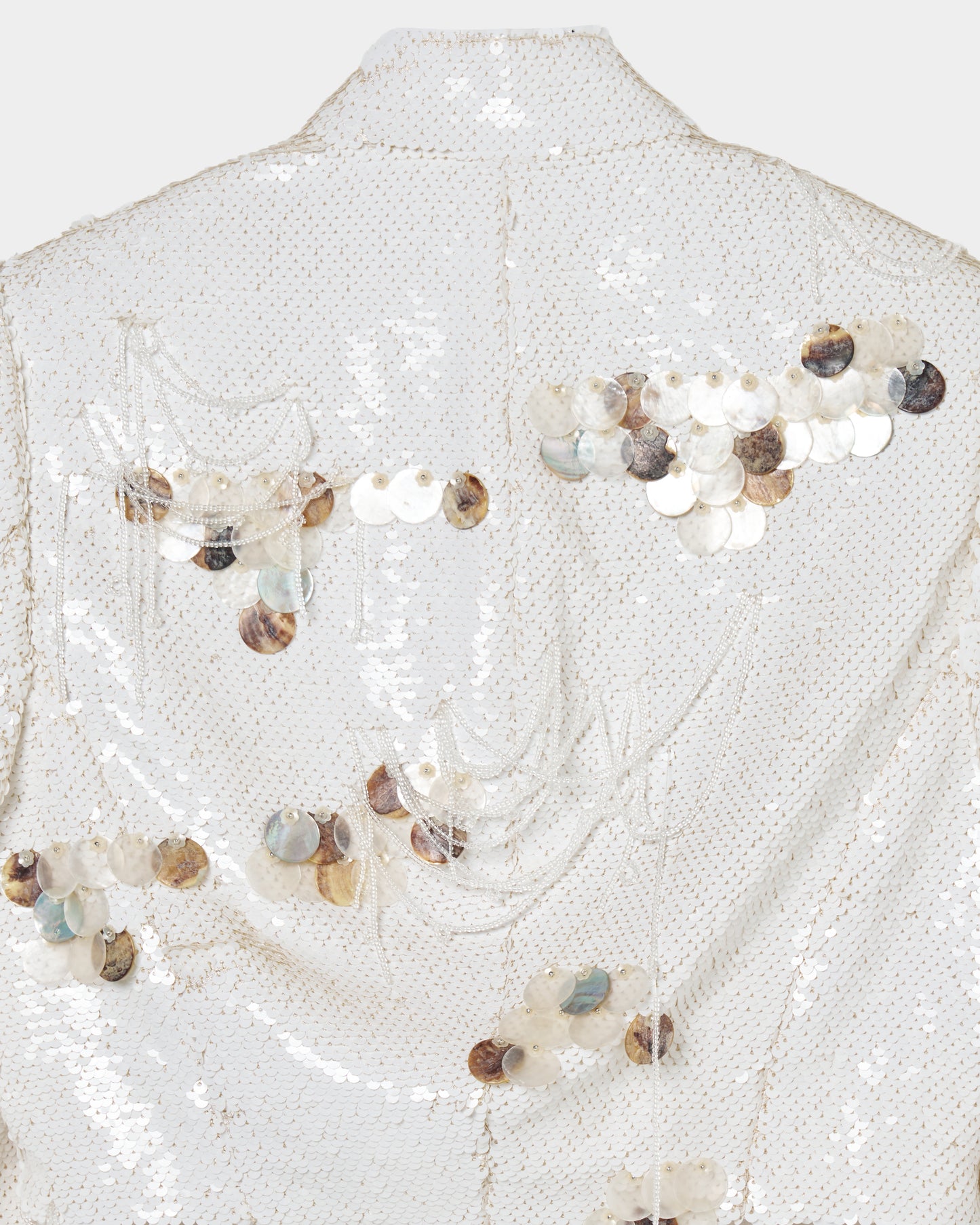 scale embroidery spangle jacket【Delivery in March 2026】