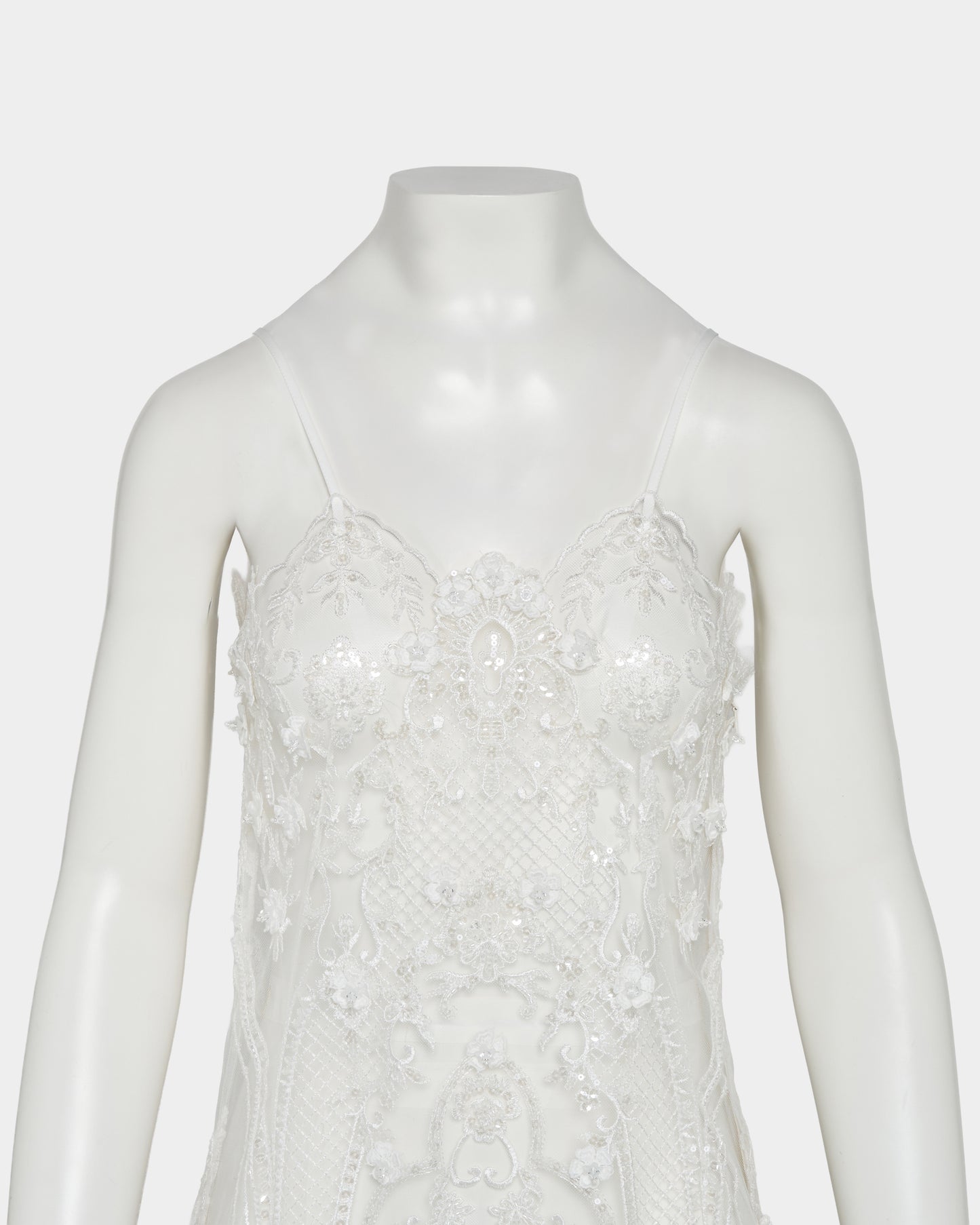 beads embroidery scallop dress【Delivery in March 2026】