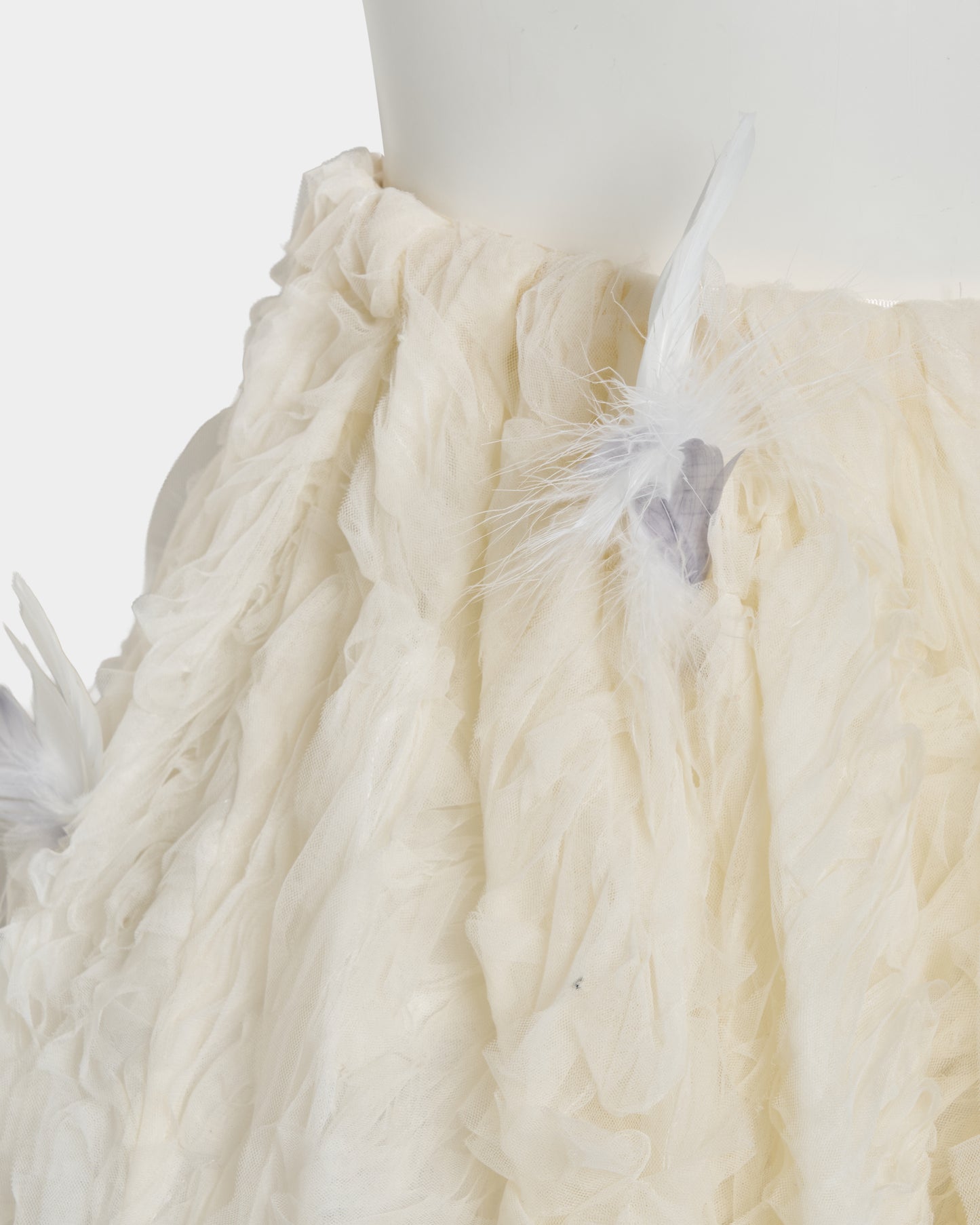 fluffy feather long skirt【Delivery in March 2026】