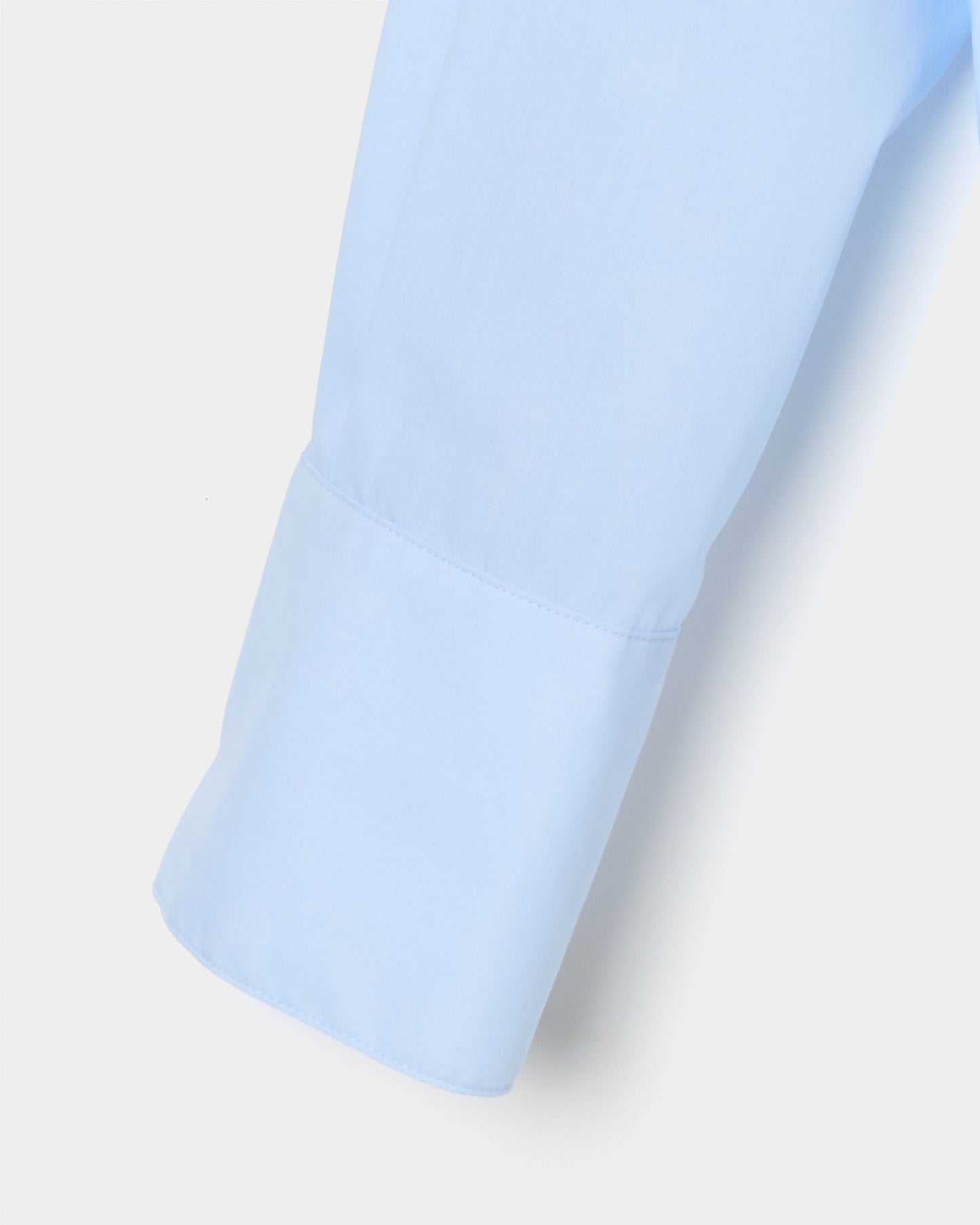 wave tuck lumen embroidery shirt Pale blue【Delivery in January 2026】