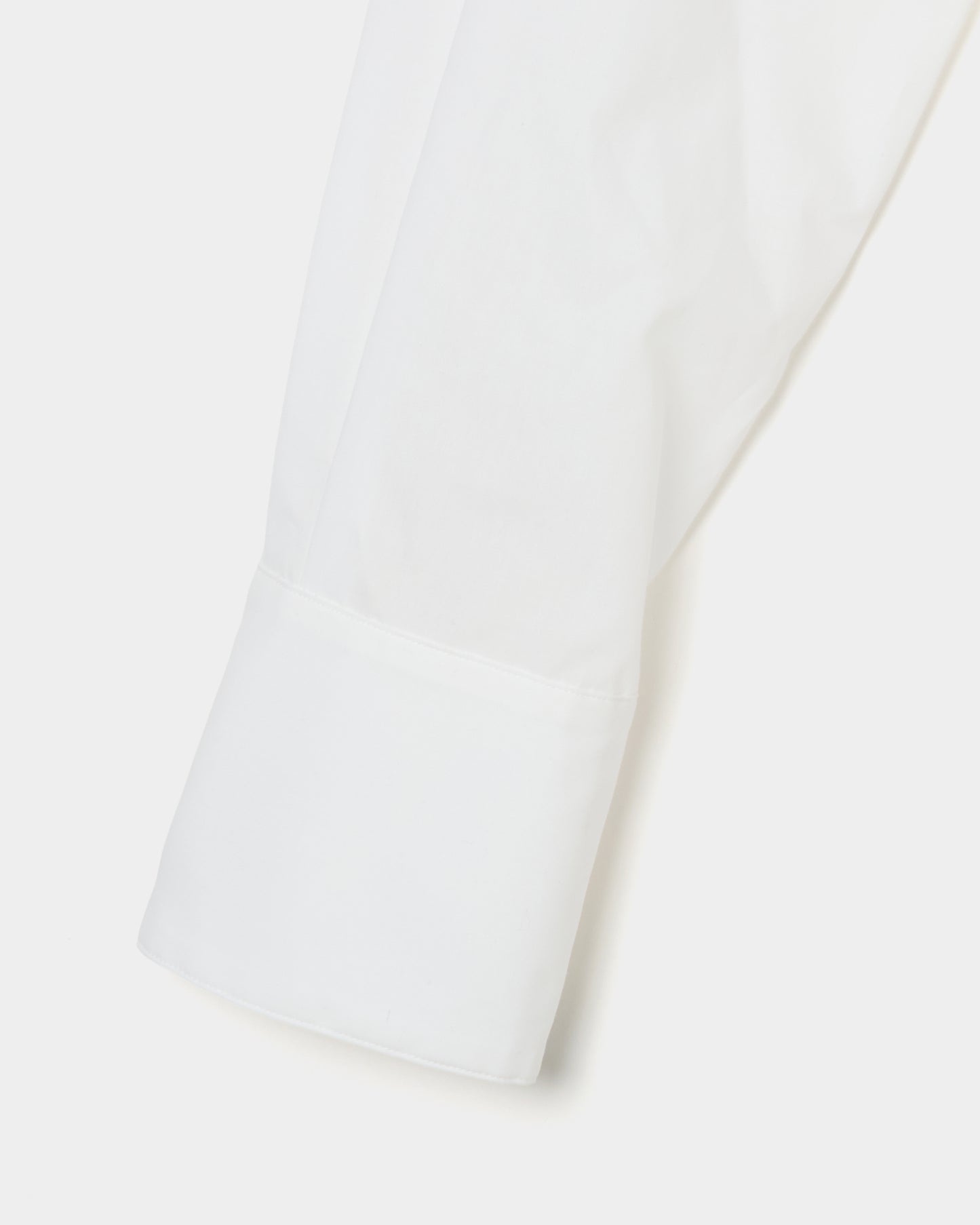 wave tuck lumen embroidery shirt White【Delivery in January 2026】