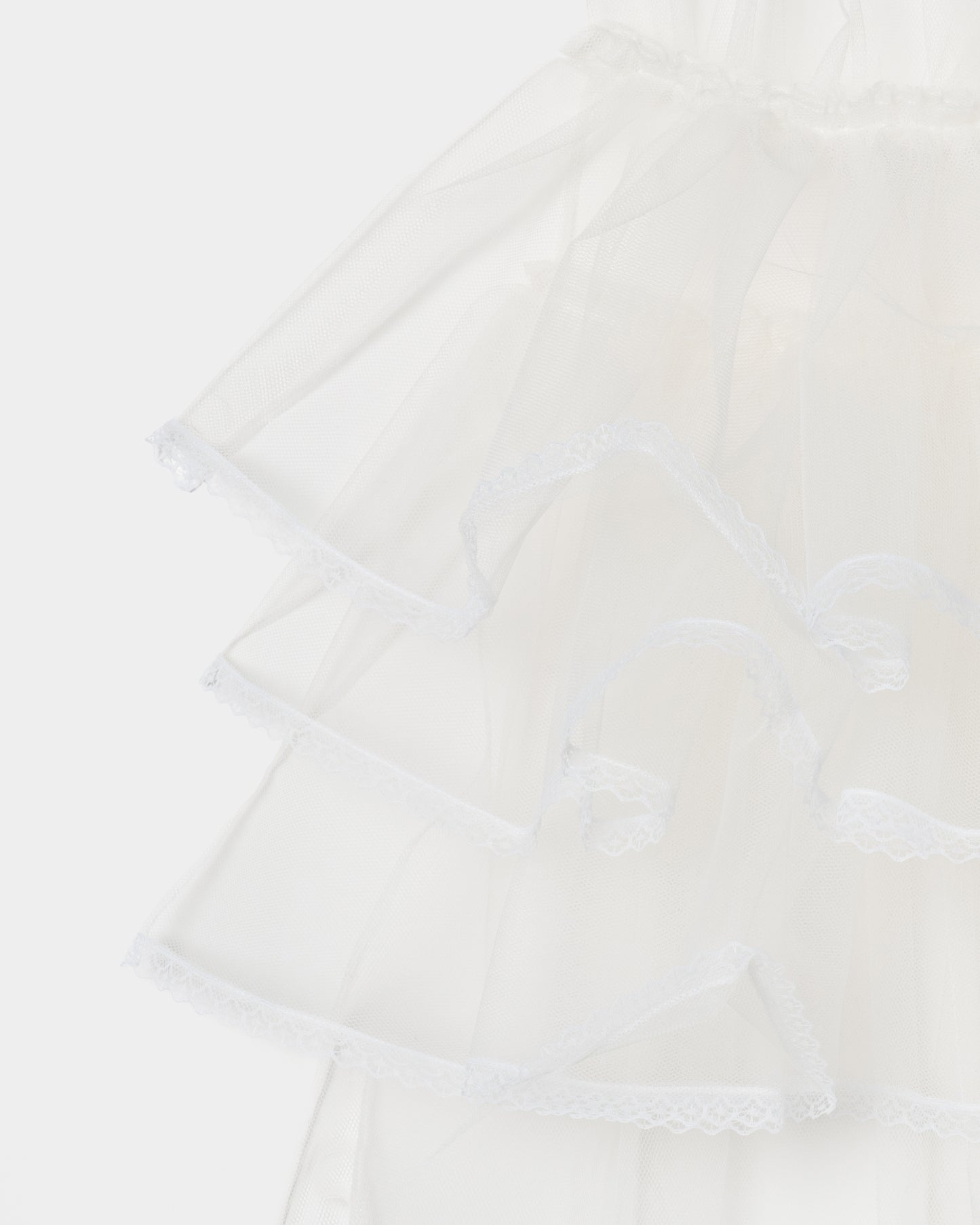 tulle train skirt【Delivery in March 2026】