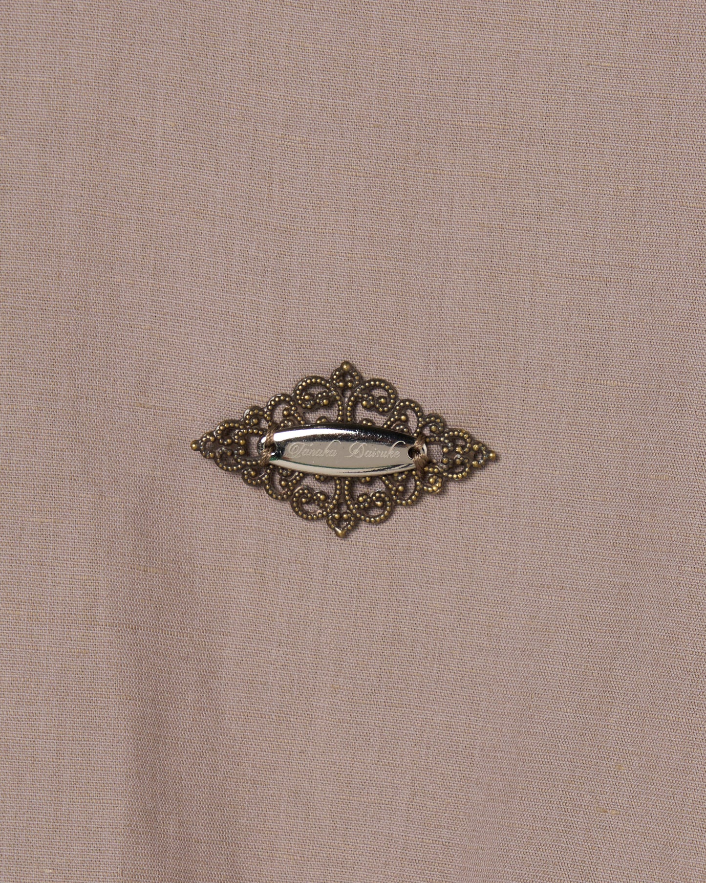 back curtain cropped blouse Olive brown【Delivery in January 2026】