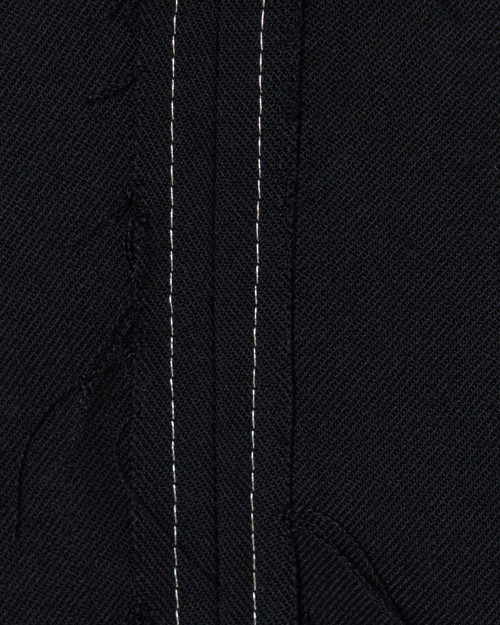 seam frayed bustier tops Black【Delivery in February 2026】