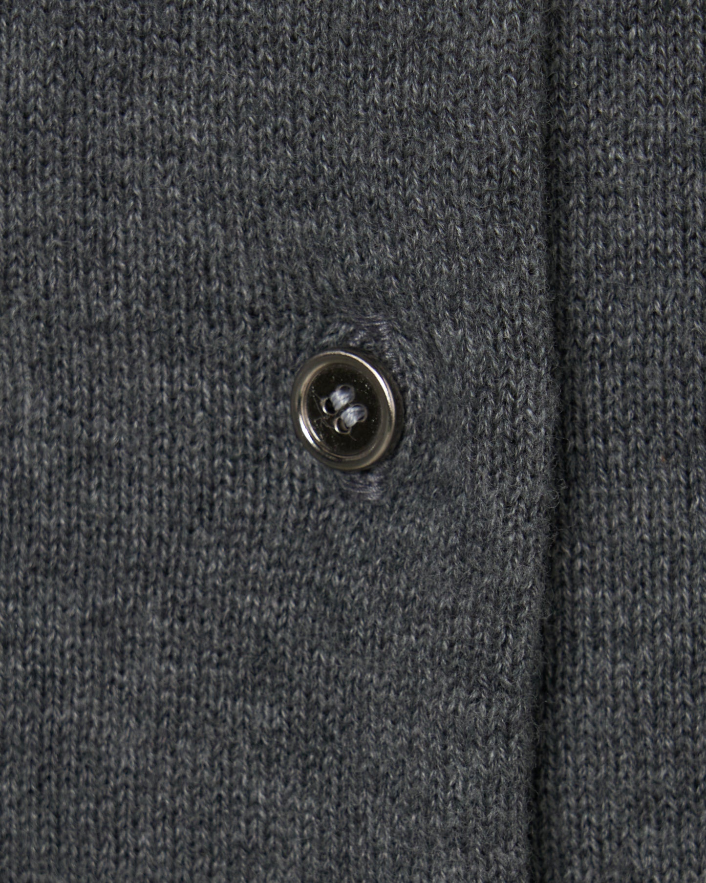 ribbon knight bijou embroidery cardigan Heather gray【Delivery in February 2026】