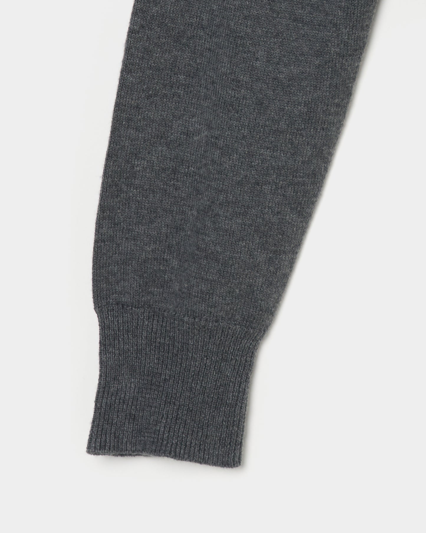 ribbon knight bijou embroidery cardigan Heather gray【Delivery in February 2026】