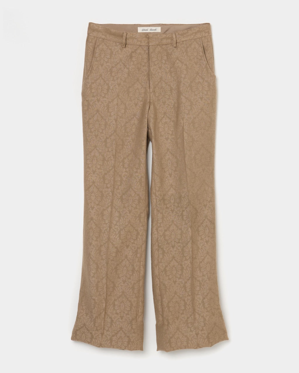 damask cloth straight pants【Delivery in March 2026】